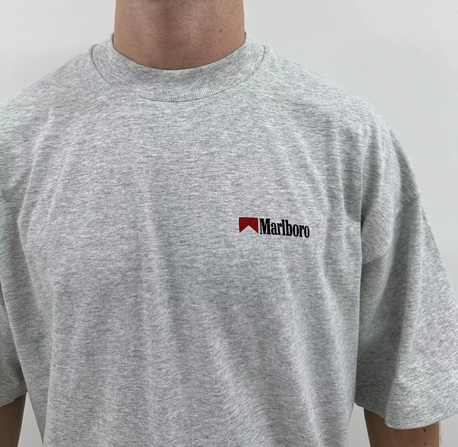 Vintage VINTAGE 1990s MARLBORO SHIRT MENS SINGLE STITCH CIGARETTE Size US XL / EU 56 / 4 - 2 Thumbnail