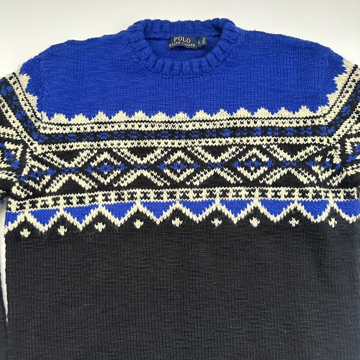 Polo Ralph Lauren Polo Ralph Lauren Fair Isle Merino Wool Sweater Men’s Large Size US L / EU 52-54 / 3 - 4 Thumbnail