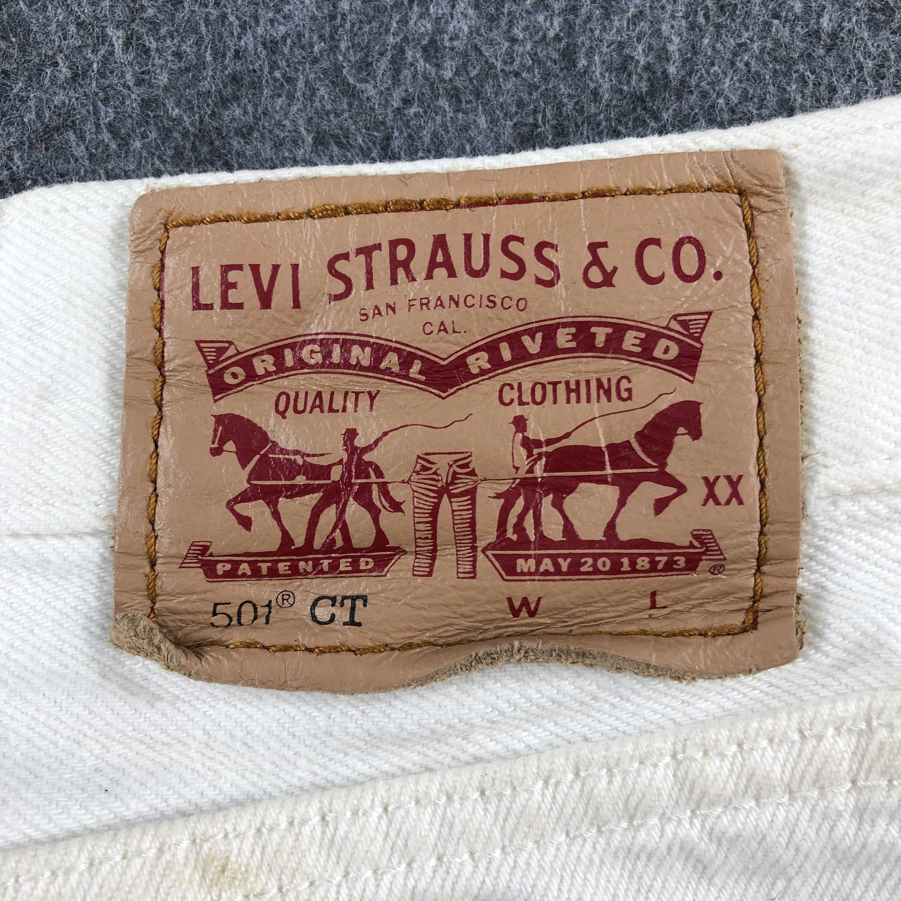 Levi's Vintage Light Wash Levis 501 Jeans-J2498 Size US 35 - 5 Thumbnail