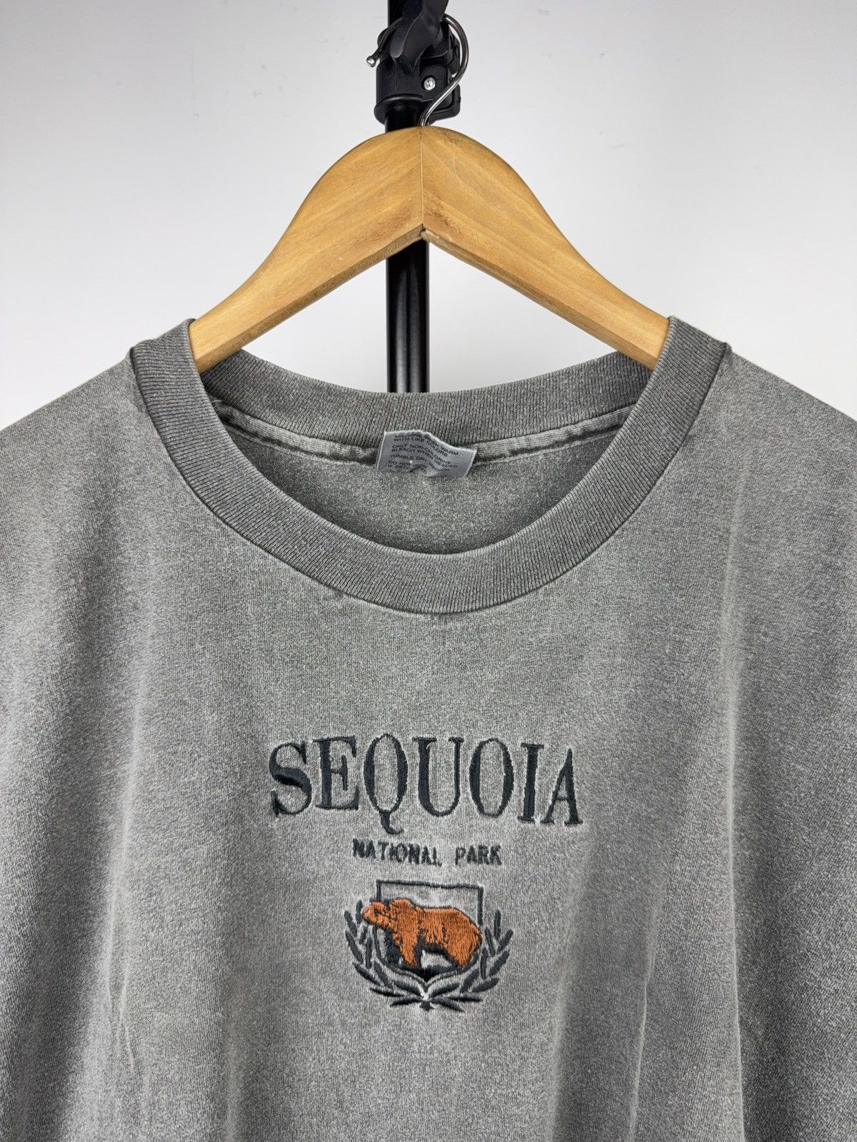 Vintage 90s Sequoia National Park Bear Graphic T-Shirt Made in USA Size US M / EU 48-50 / 2 - 4 Thumbnail