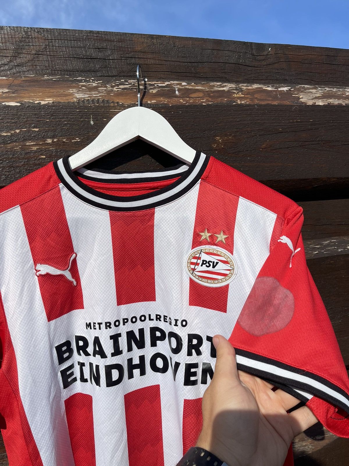 Nike Puma PSV Eindhoven #10 Dylan soccer jersey Size US L / EU 52-54 / 3 - 5 Thumbnail
