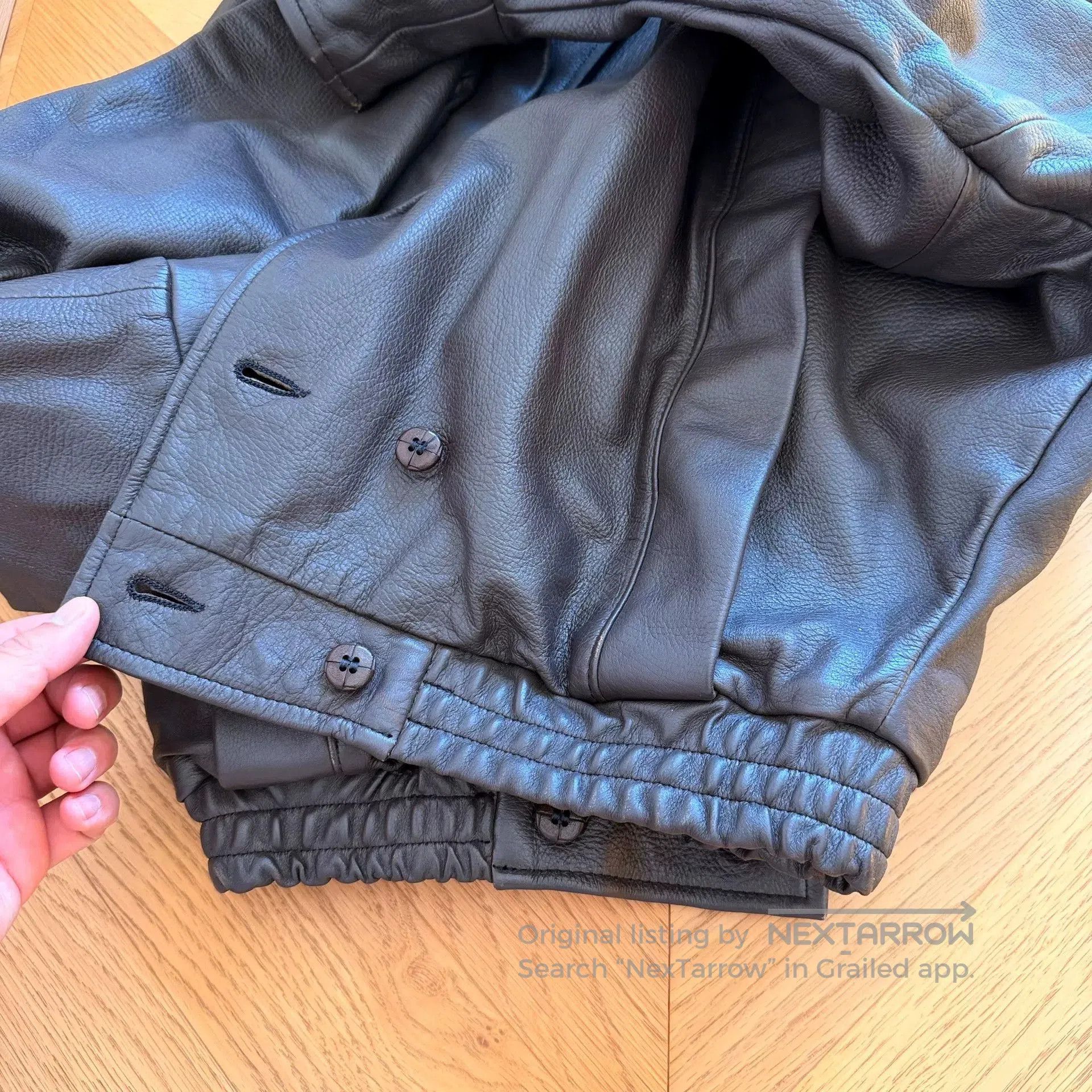 Vintage Vintage Midwestern Leather Flight Jacket. Size US S / EU 44-46 / 1 - 2 Thumbnail