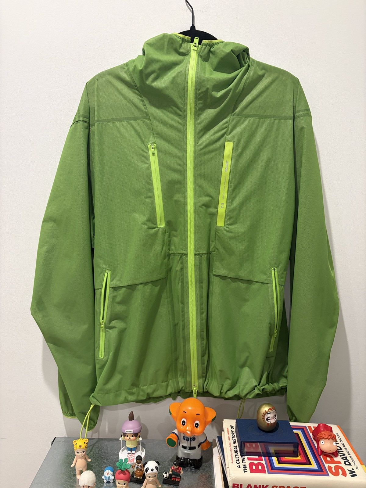 Palace × Y-3 Y-3 Palace Green Windbreaker Parka | Grailed