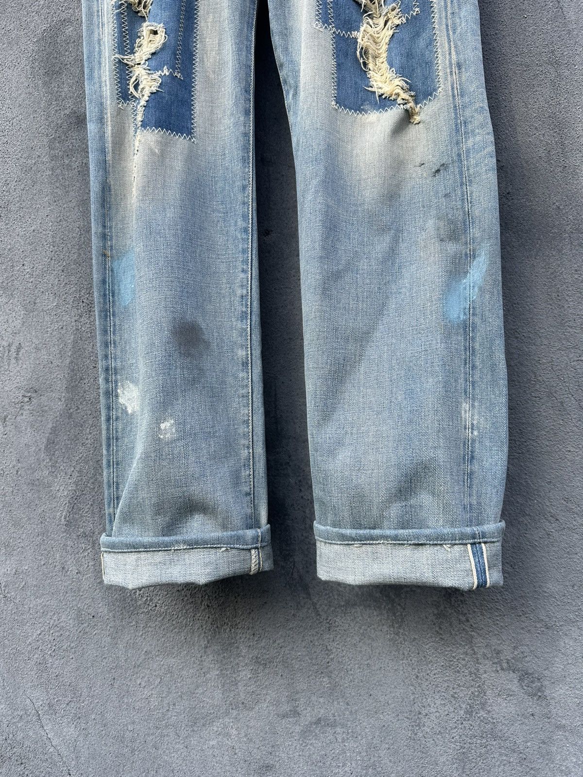 Levi's Vintage Clothing 👹Vintage Levis 501 Big E Distressed Baggy Jeans Size US 32 / EU 48 - 8 Thumbnail