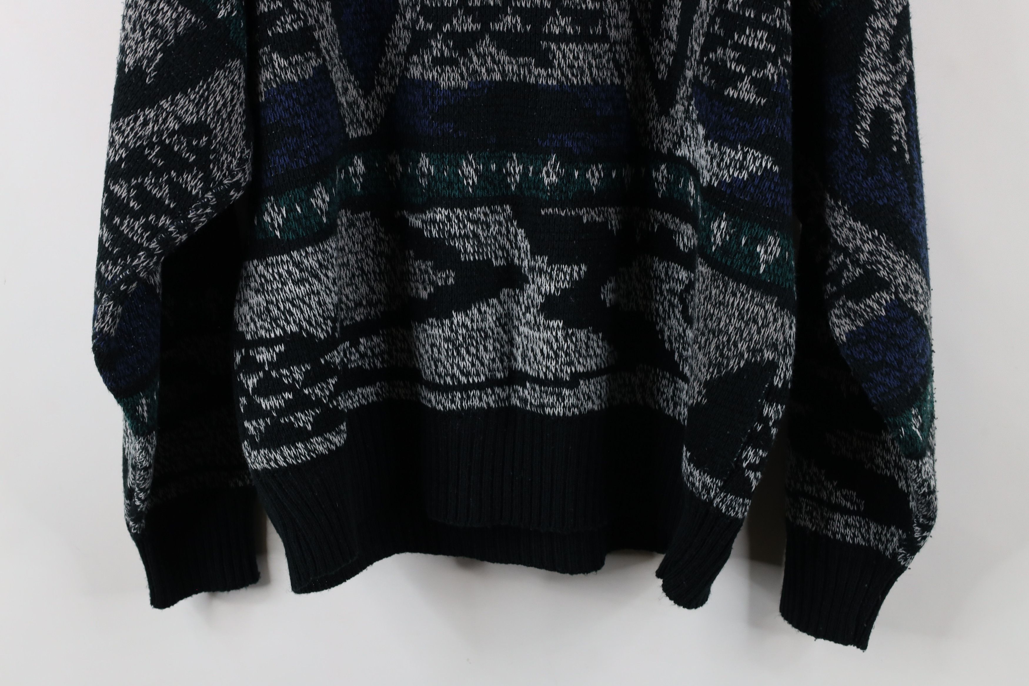 Vintage Vintage 90s Coogi Style Fiesta Southwestern Knit Sweater Size US XL / EU 56 / 4 - 10 Thumbnail