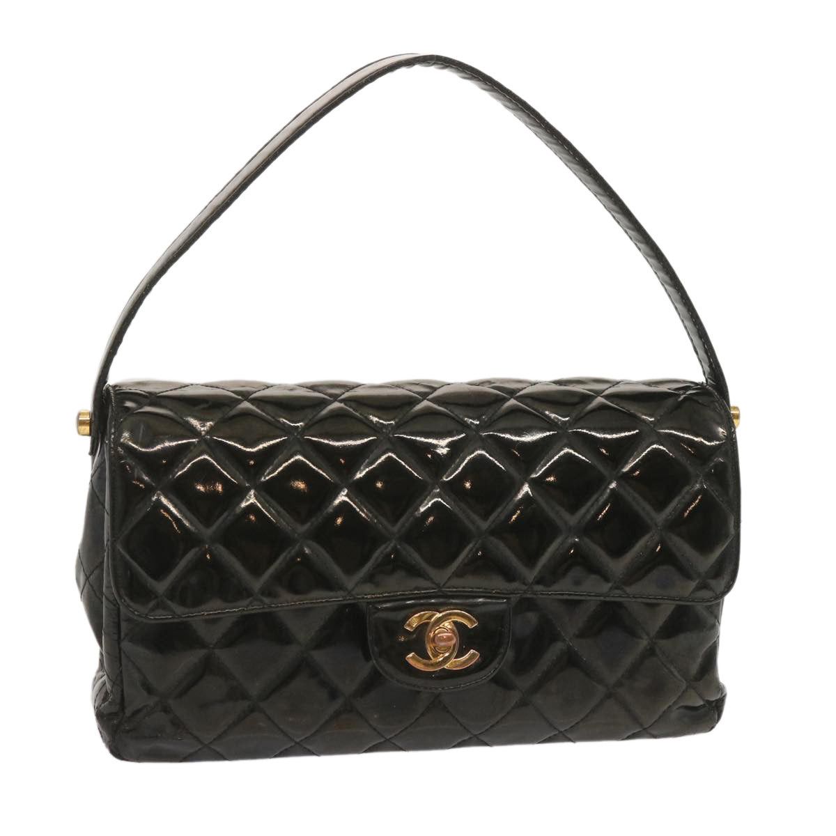 image of Chanel Matelasse Handbag in Black, Women's