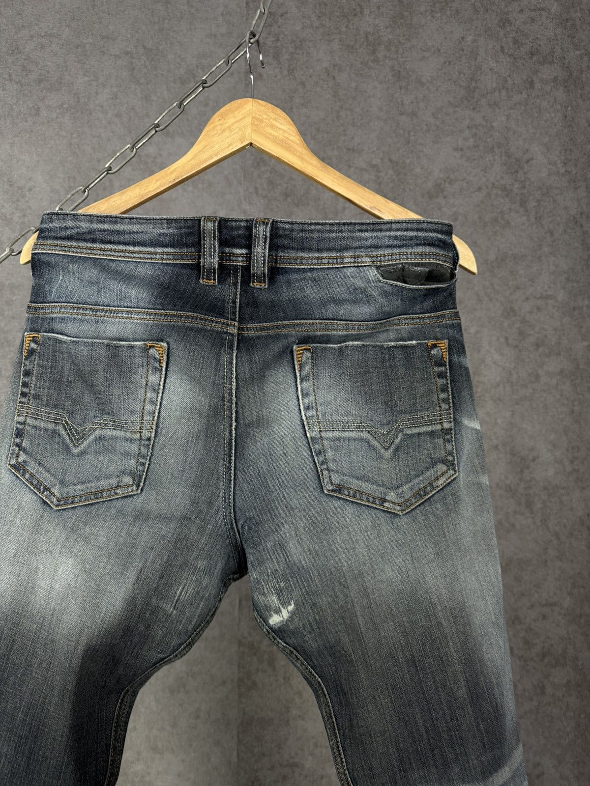 Diesel Diesel Safado vintage designer distressed denim jeans Size US 32 / EU 48 - 7 Thumbnail
