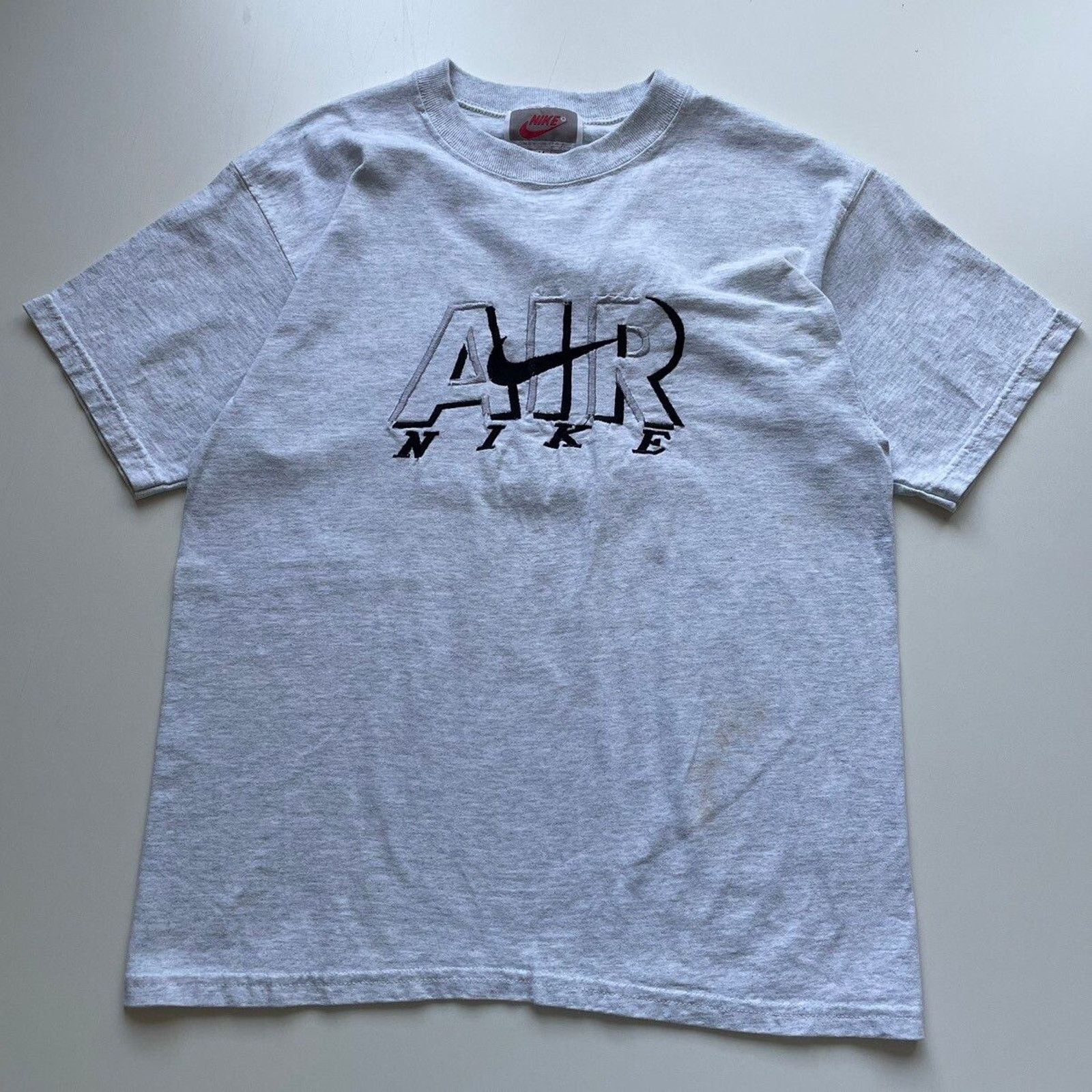 Nike Vintage 90s Nike Air Swoosh Bootleg Graphic T Shirt Medium Size US M / EU 48-50 / 2 - 1 Thumbnail