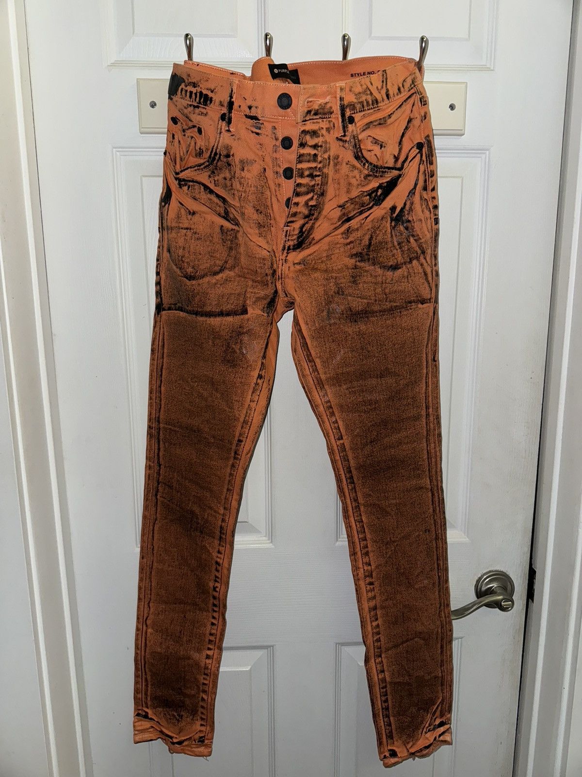 Image of Purple Brand Jeans in Orange, Men's (Size 30)