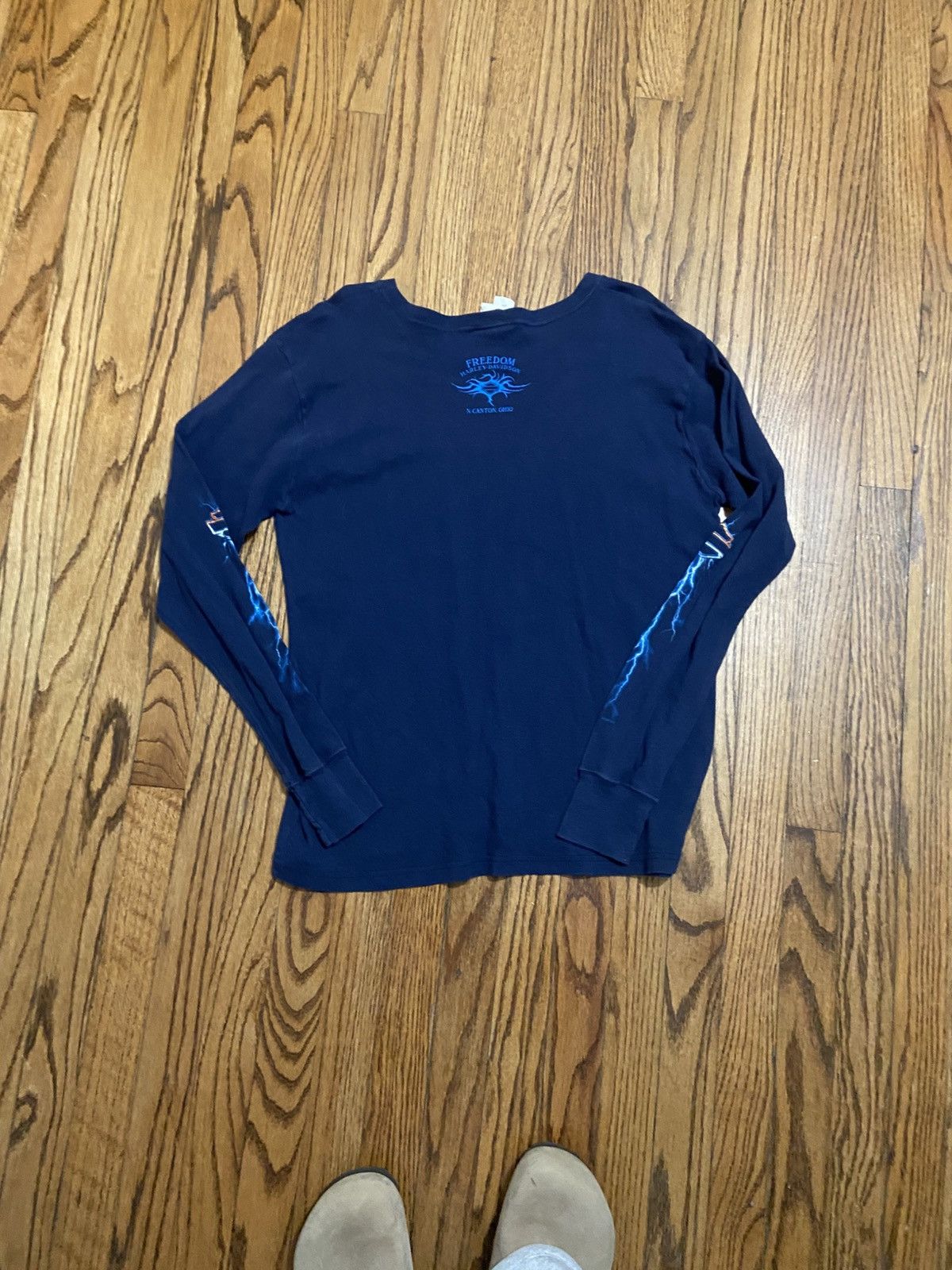 Harley Davidson Vintage harley davidson long sleeve t shirt Size XXL / US 16-18 / IT 52-54 - 2 Thumbnail