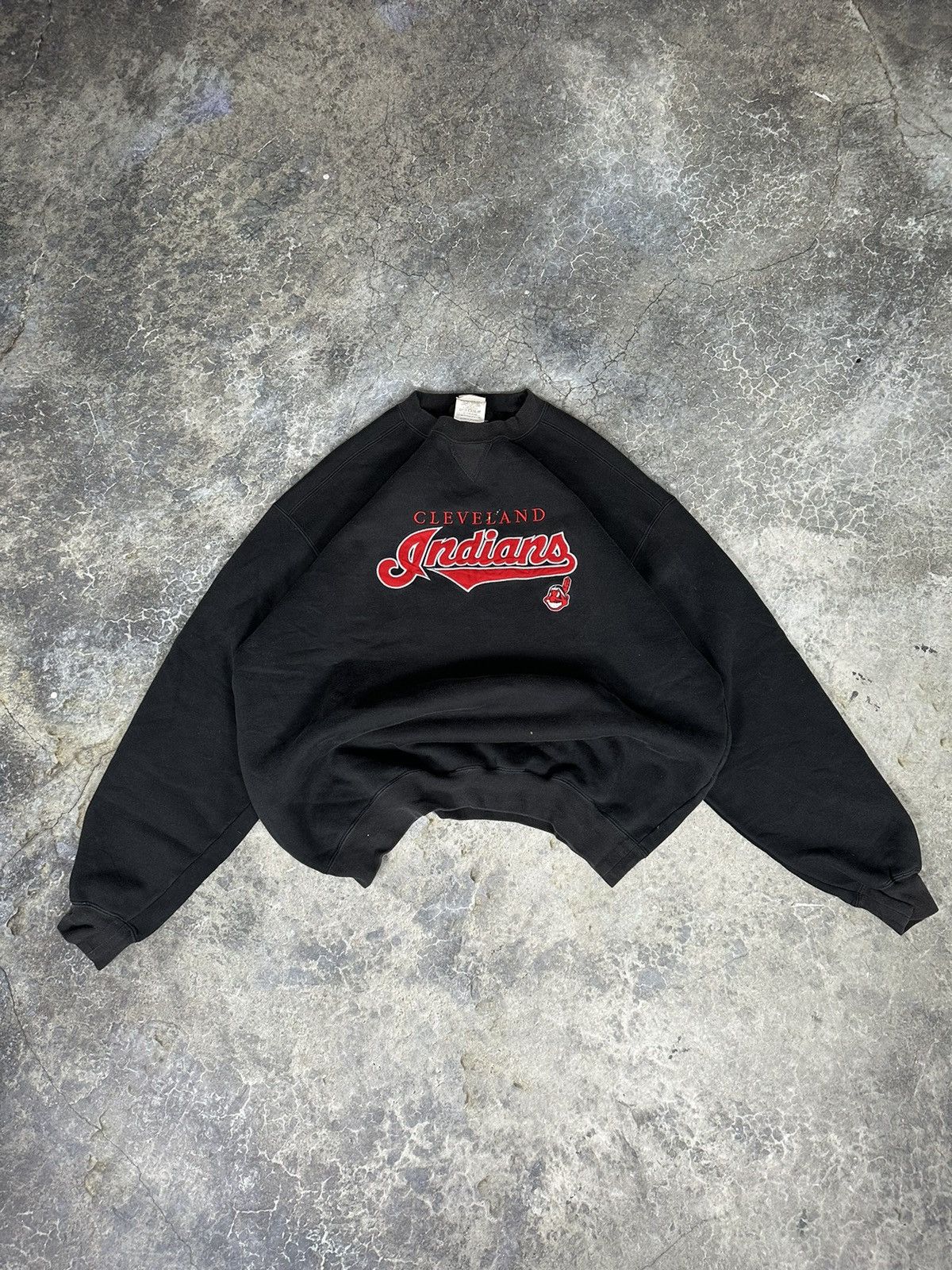 Vintage Vintage Cleveland Indians Crewneck Size US L / EU 52-54 / 3 - 1 Thumbnail
