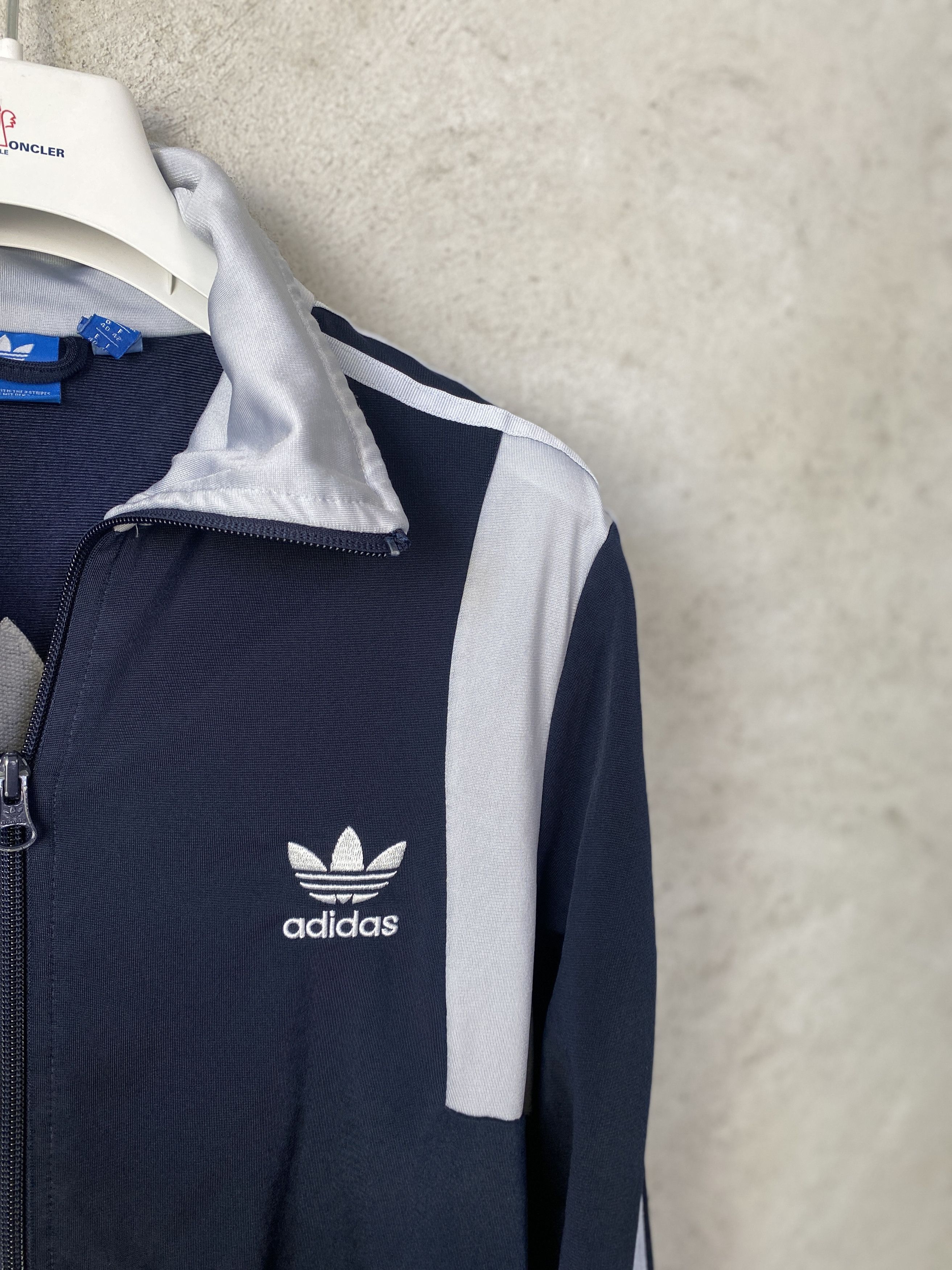 Adidas Adidas zip-up big logo sweatshirt Size US M / EU 48-50 / 2 - 2 Thumbnail