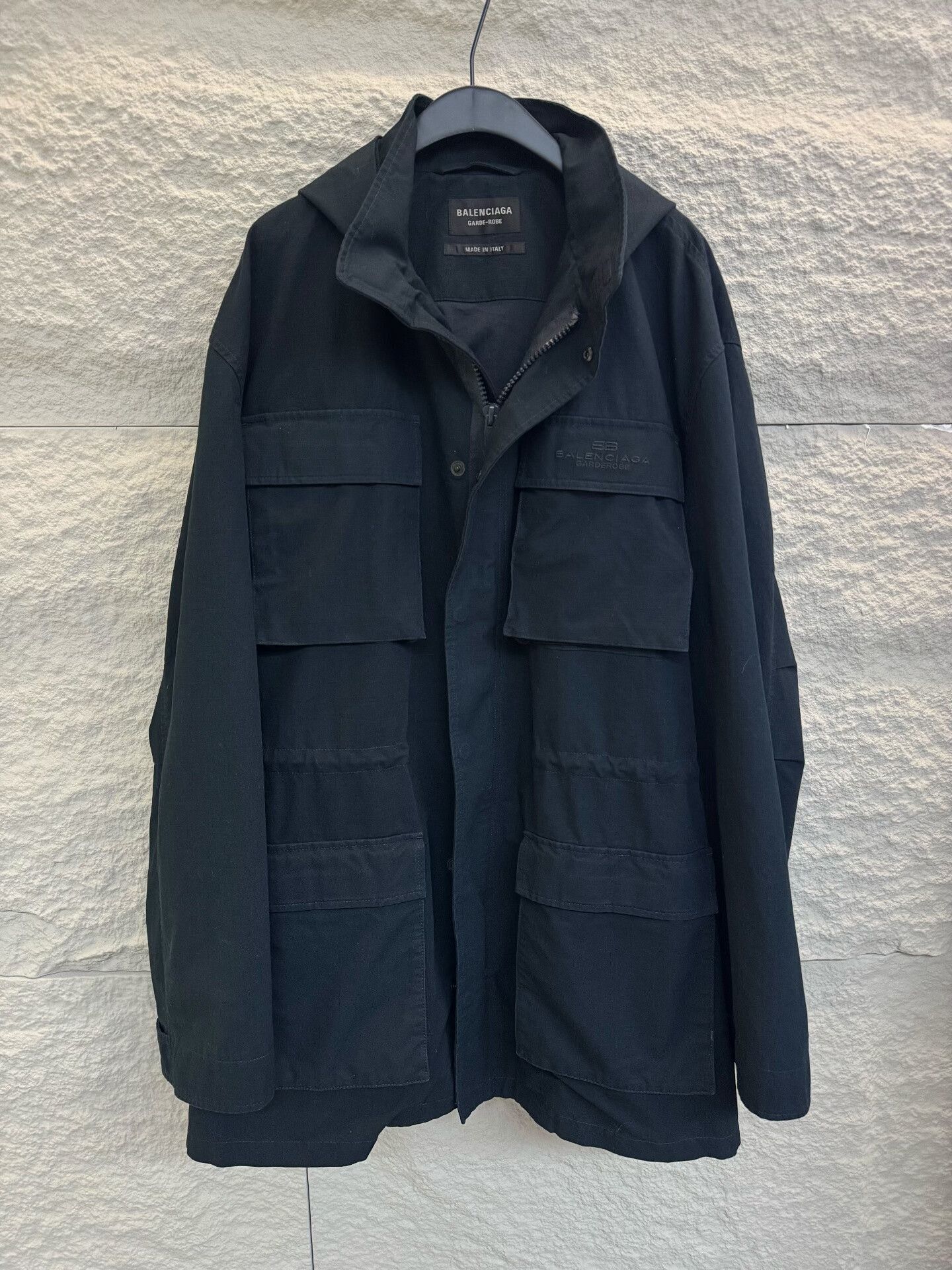 Balenciaga balenciaga hooded long parka jacket for men Size US L / EU 52-54 / 3 - 1 Thumbnail