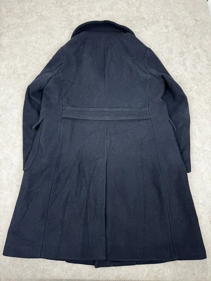 Emporio Armani FW2019 Emporio Armani Navy Wool Layers Long Jacket Size US M / EU 48-50 / 2 - 6 Thumbnail