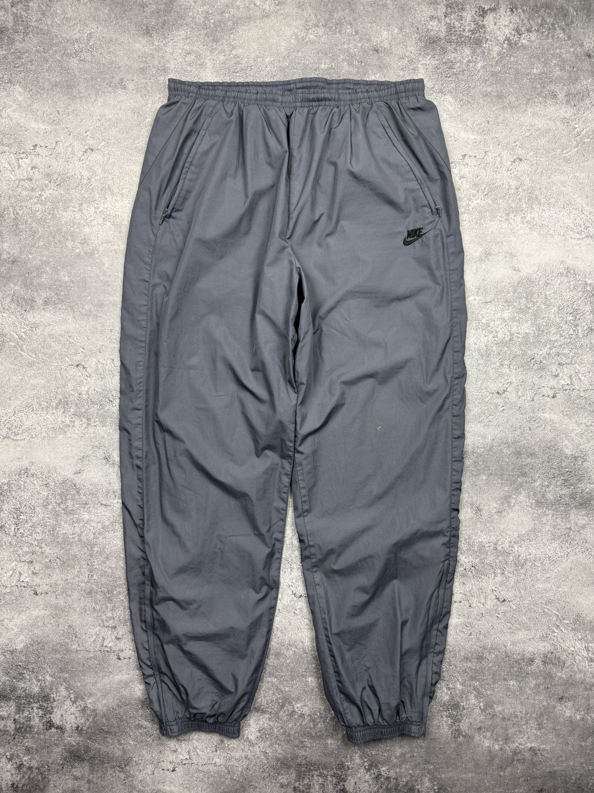 Nike Vintage 90’s Nike Nylon Track Pants Drill Y2K Sweatpants Size US 34 / EU 50 - 1 Thumbnail