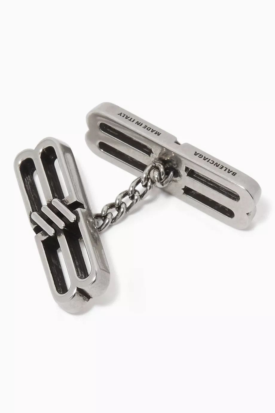 Balenciaga o1la1rc1a0924 Size: OS / BB Icon Cufflinks in Silver Size ONE SIZE - 5 Thumbnail
