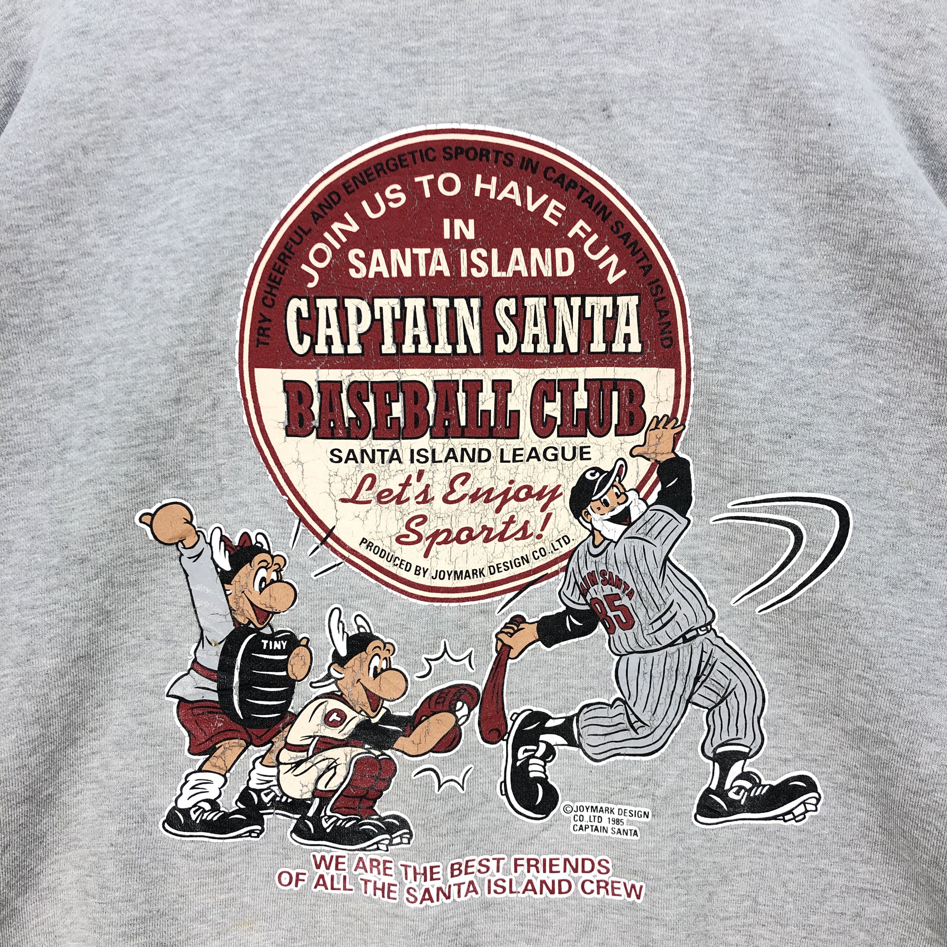 Japanese Brand × Vintage Vintage 1985 Captain Santa Sweater Baseball Club Sweatshirt Size US L / EU 52-54 / 3 - 3 Thumbnail