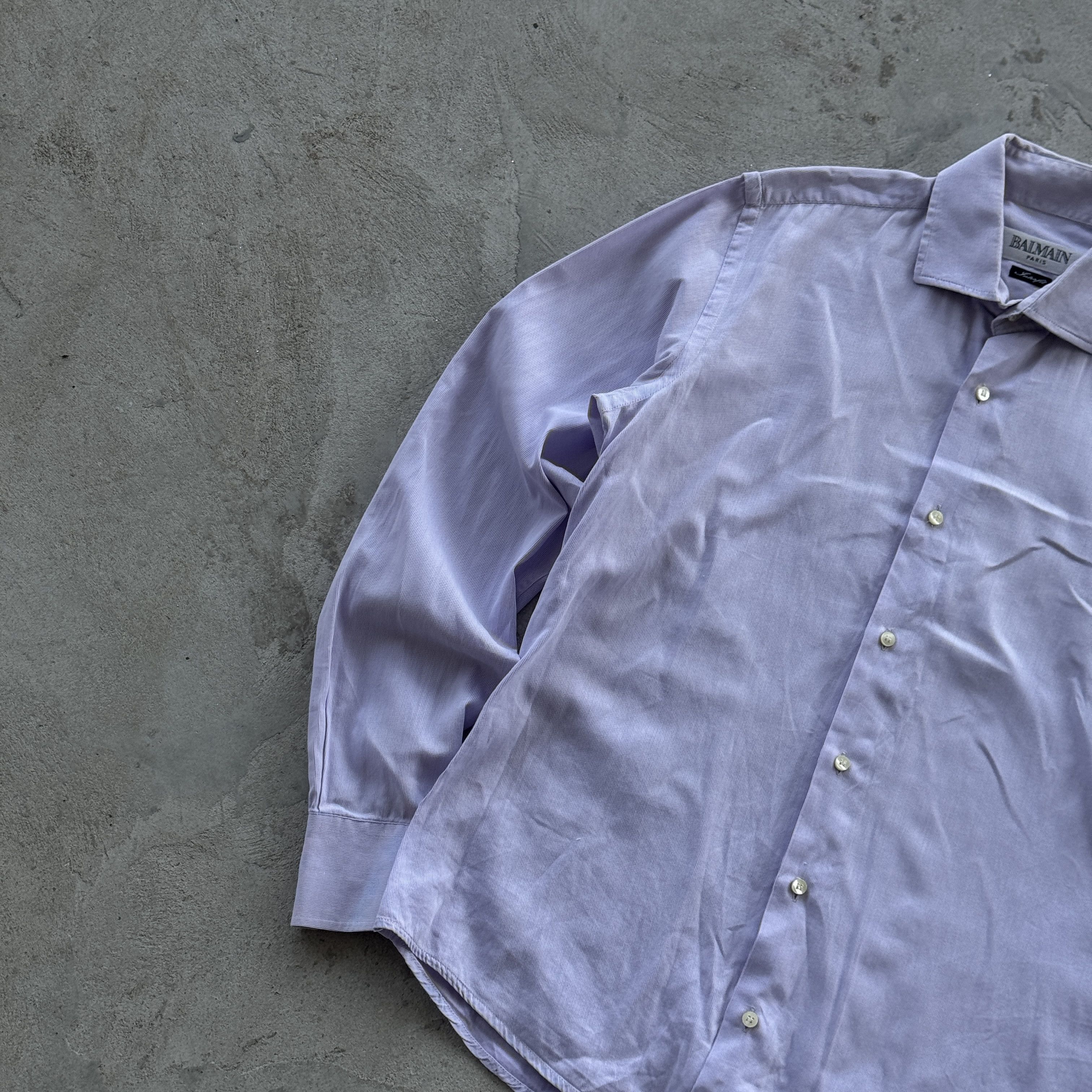 Balmain Vintage 90s Balmain Corduroy Button Ups Shirt Size US M / EU 48-50 / 2 - 3 Thumbnail