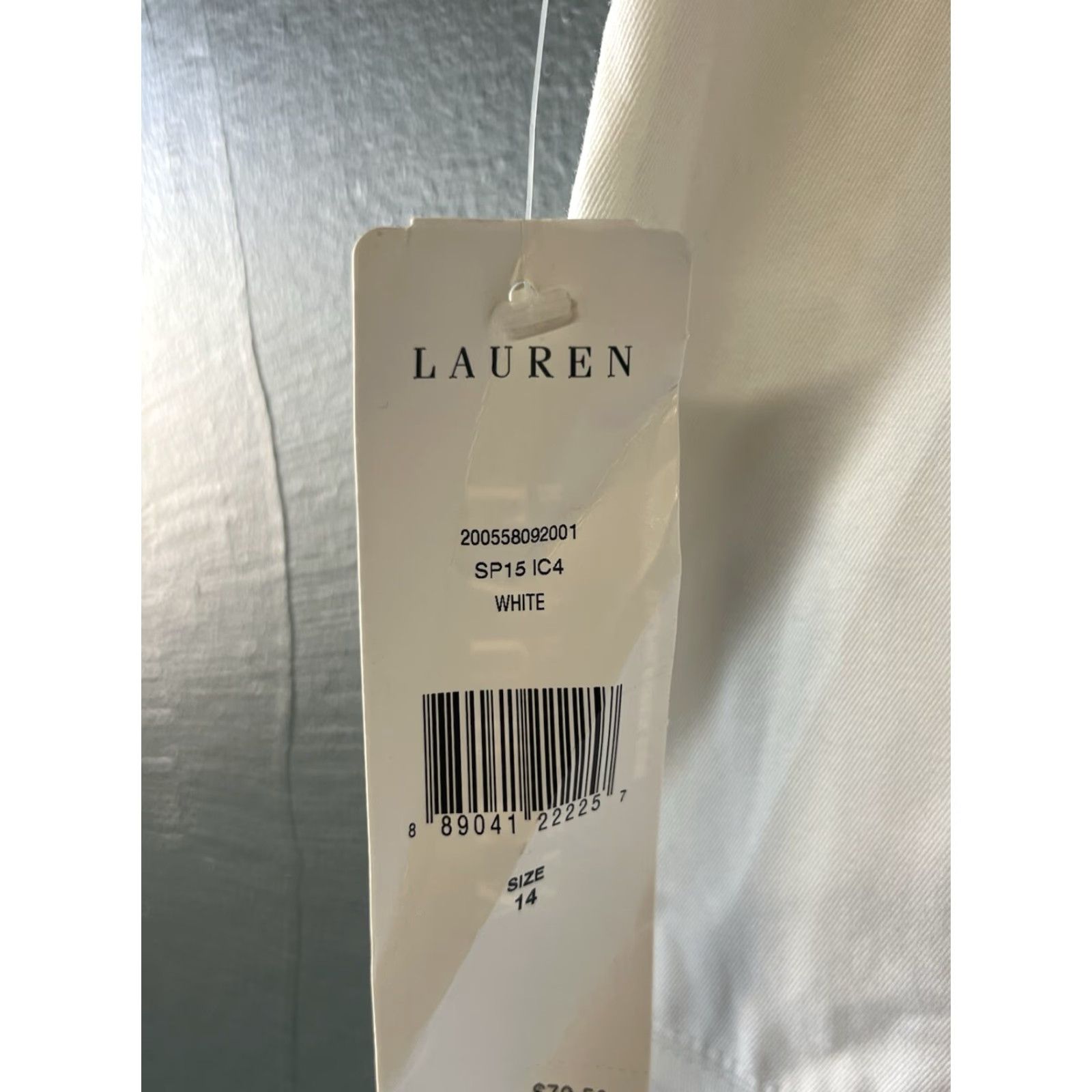 Ralph Lauren Lauren Ralph Lauren Womens White Fit Flare Button Skirt Size 14 NWT Size 36" / US 14 / IT 50 - 3 Thumbnail