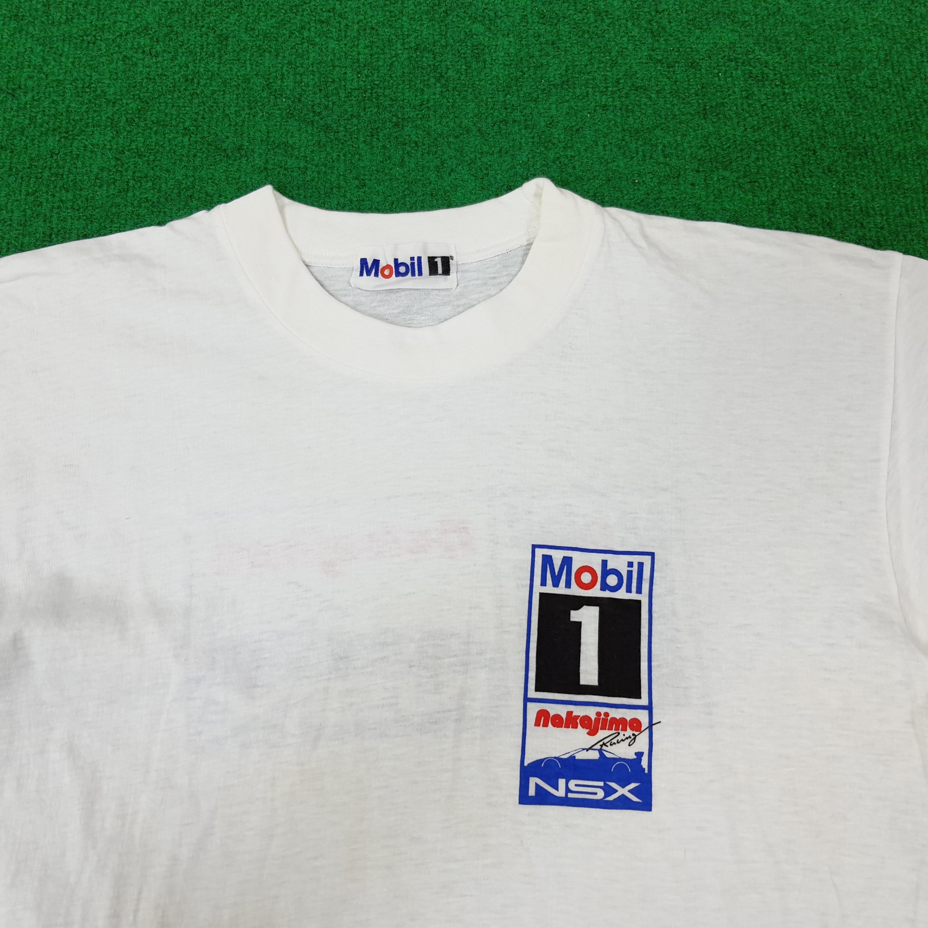 Other Vintage Mobil 1 Nakajima NSX Motorsports Tshirt C239N39 Size US M / EU 48-50 / 2 - 4 Thumbnail