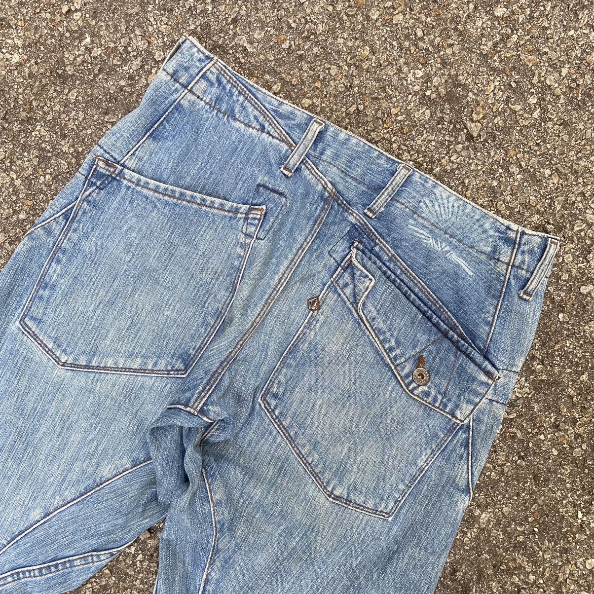 Volcom Curv Leg Baggy Volcom Stone Boardwear Skateboard Denim Jeans Size US 33 - 8 Thumbnail