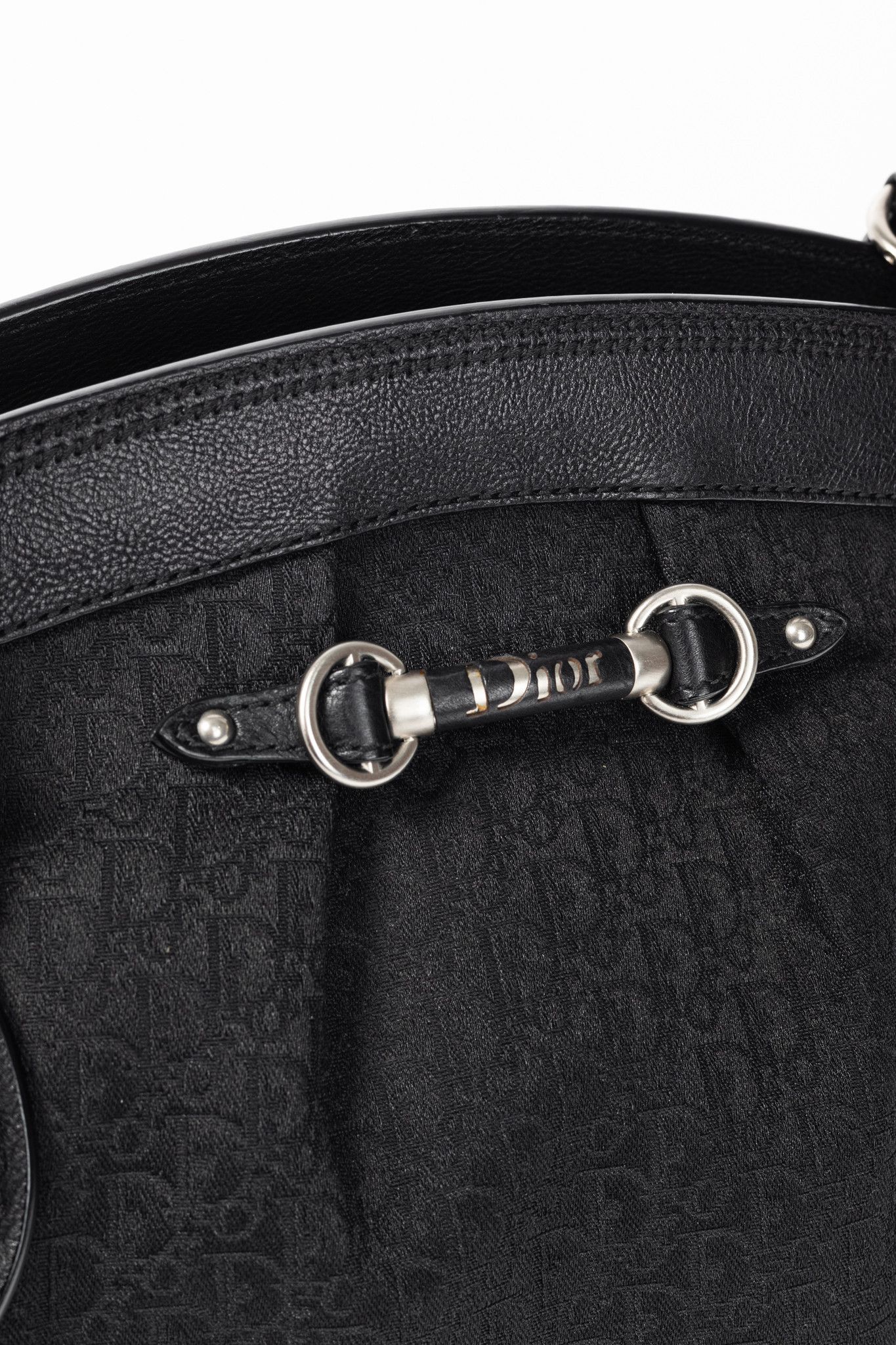Dior Christian Dior My Dior Black Logo-Jacquard Frame Bag Size ONE SIZE - 10 Thumbnail