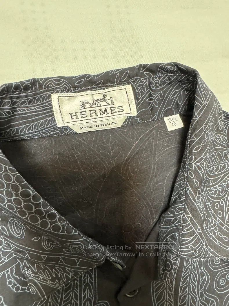 Hermes Hermes size 40 Shirt Jacket Coat, Classic Pattern Design Size US XXS / EU 40 - 7 Thumbnail