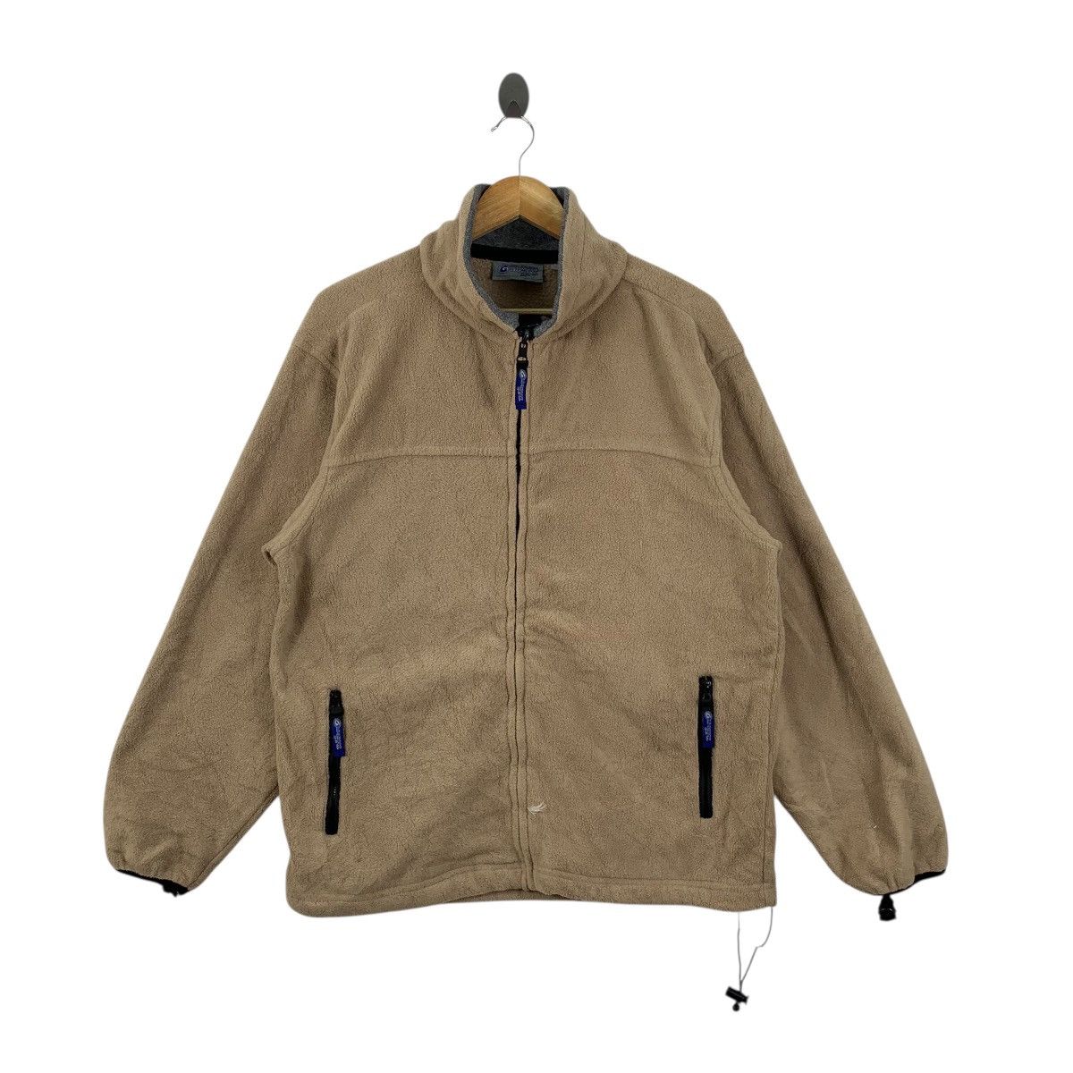 Vintage Vintage OLD GHOST OUTDOOR Minimalist Design Fleece Jacket Size US L / EU 52-54 / 3 - 1 Thumbnail