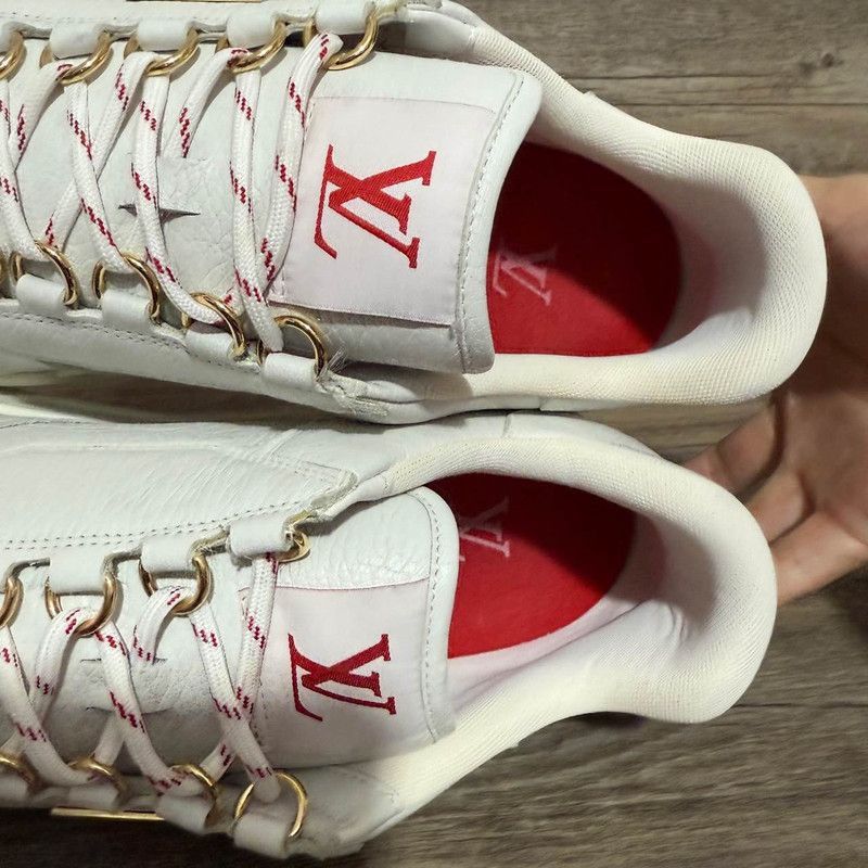 Other Louis Vuitton Men's White Trainer Sneakers -2508 Size US 9.5 / EU 42-43 - 6 Thumbnail