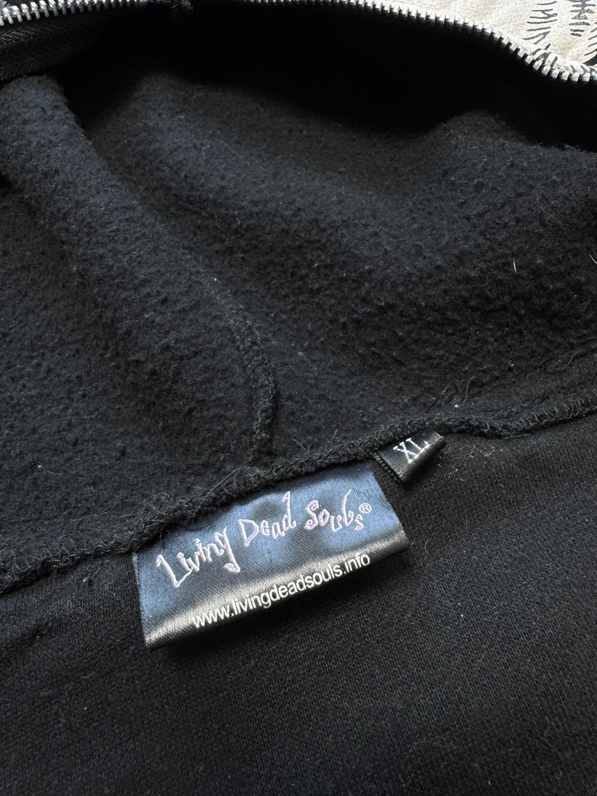 Other Living Dead Souls Banned Skeleton Zip Goth Emo Punk Drip Size XL / US 12-14 / IT 48-50 - 12 Thumbnail