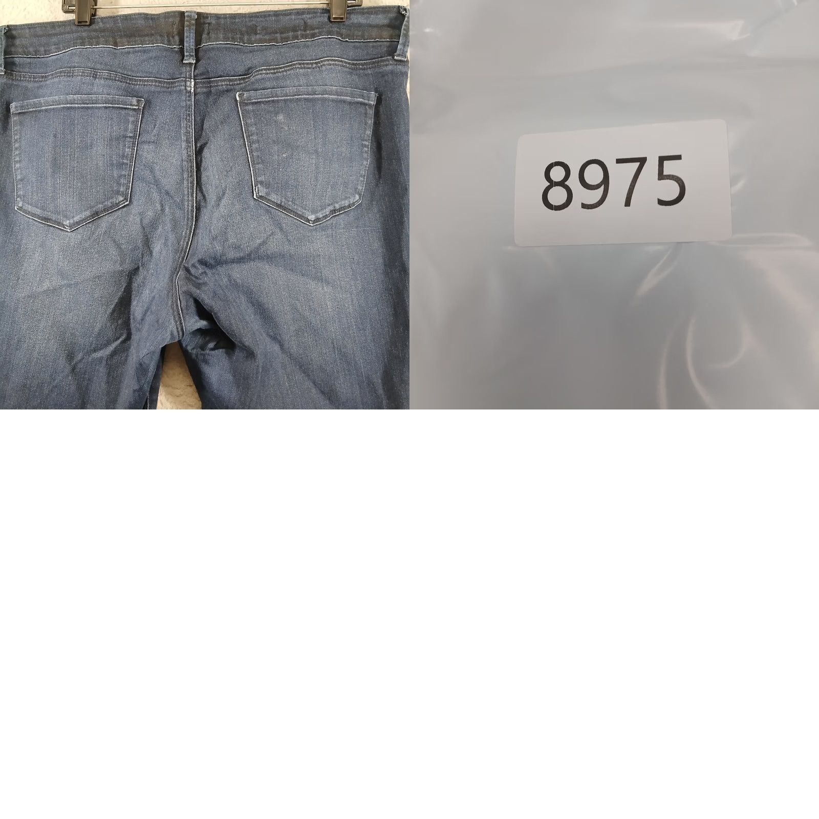 NYDJ VINTAGE NYDJ Alina Legging Jeans coated Ombre Blue 16W Womens Slim Stretch Pockets Lift Tuck 5-Pocket Denim Low Rise 30 in Inseam Size 38" / US 16 / IT 52 - 8 Thumbnail