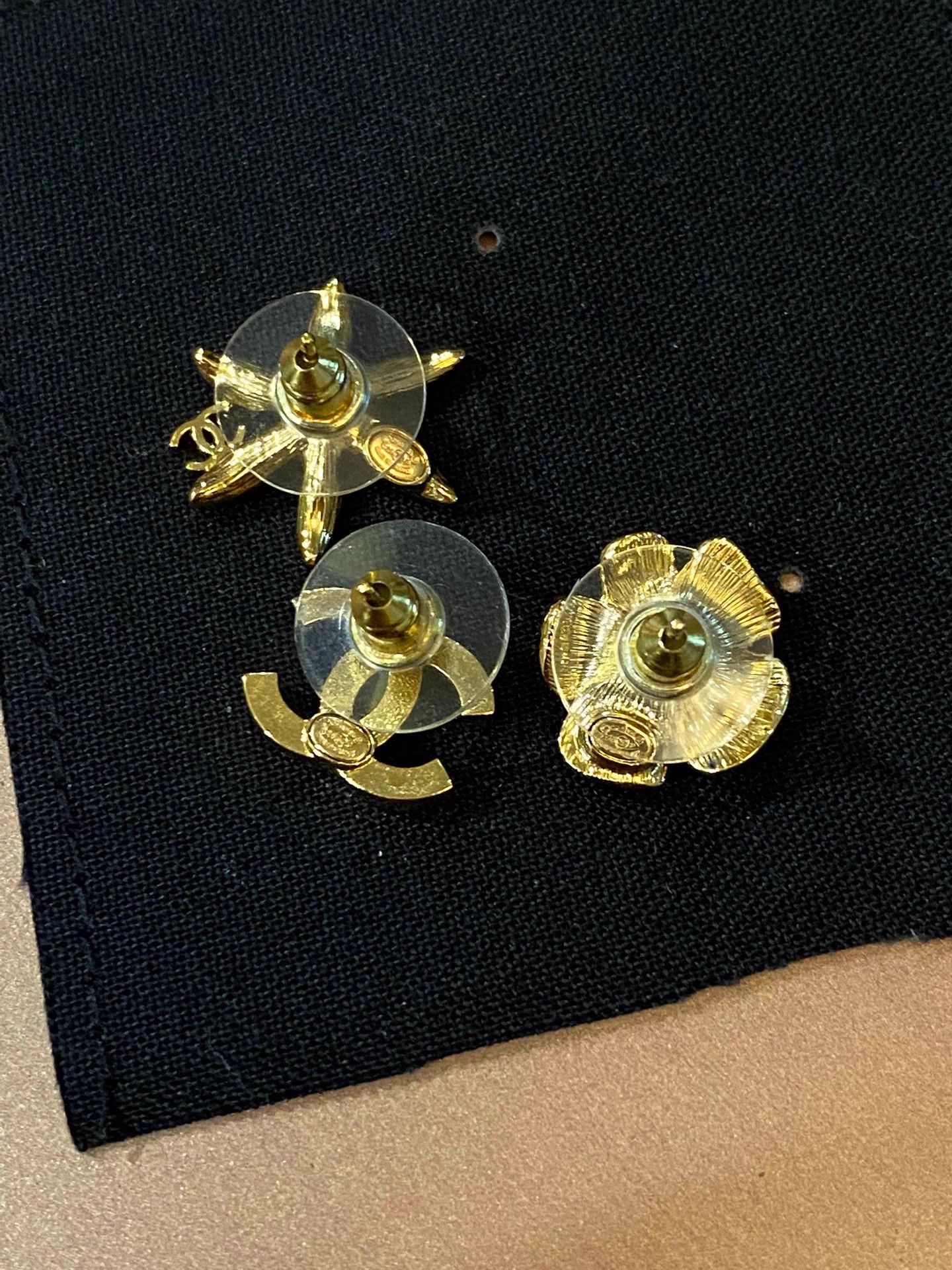 Chanel Chanel 26P Earrings 3 Classic Elements 3 Tone Size ONE SIZE - 3 Thumbnail