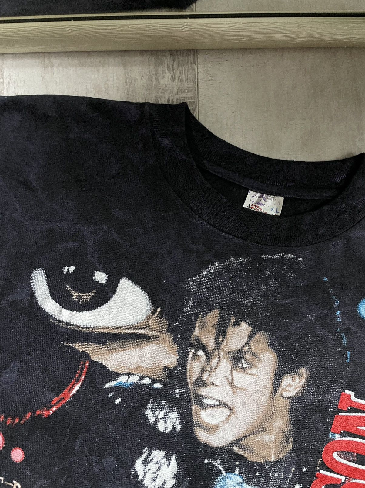 Band Tees × Michael Jackson × Vintage Michael Jackson 1992 Dangerous Tour Tee Vintage Over Print Size US XL / EU 56 / 4 - 10 Thumbnail