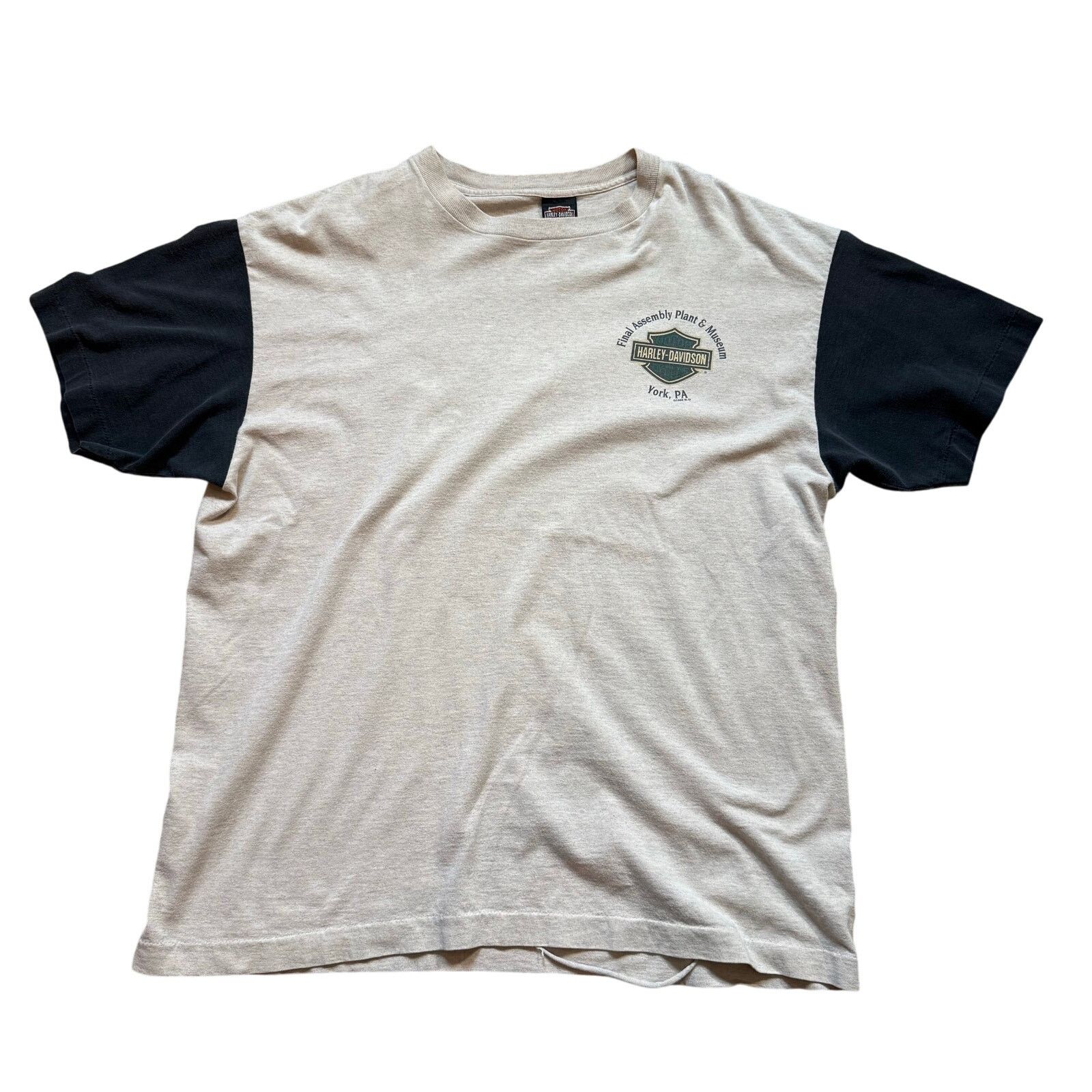 Harley Davidson Vintage 90’s Harley Davidson Two Tone Tee XL Size US XL / EU 56 / 4 - 1 Thumbnail