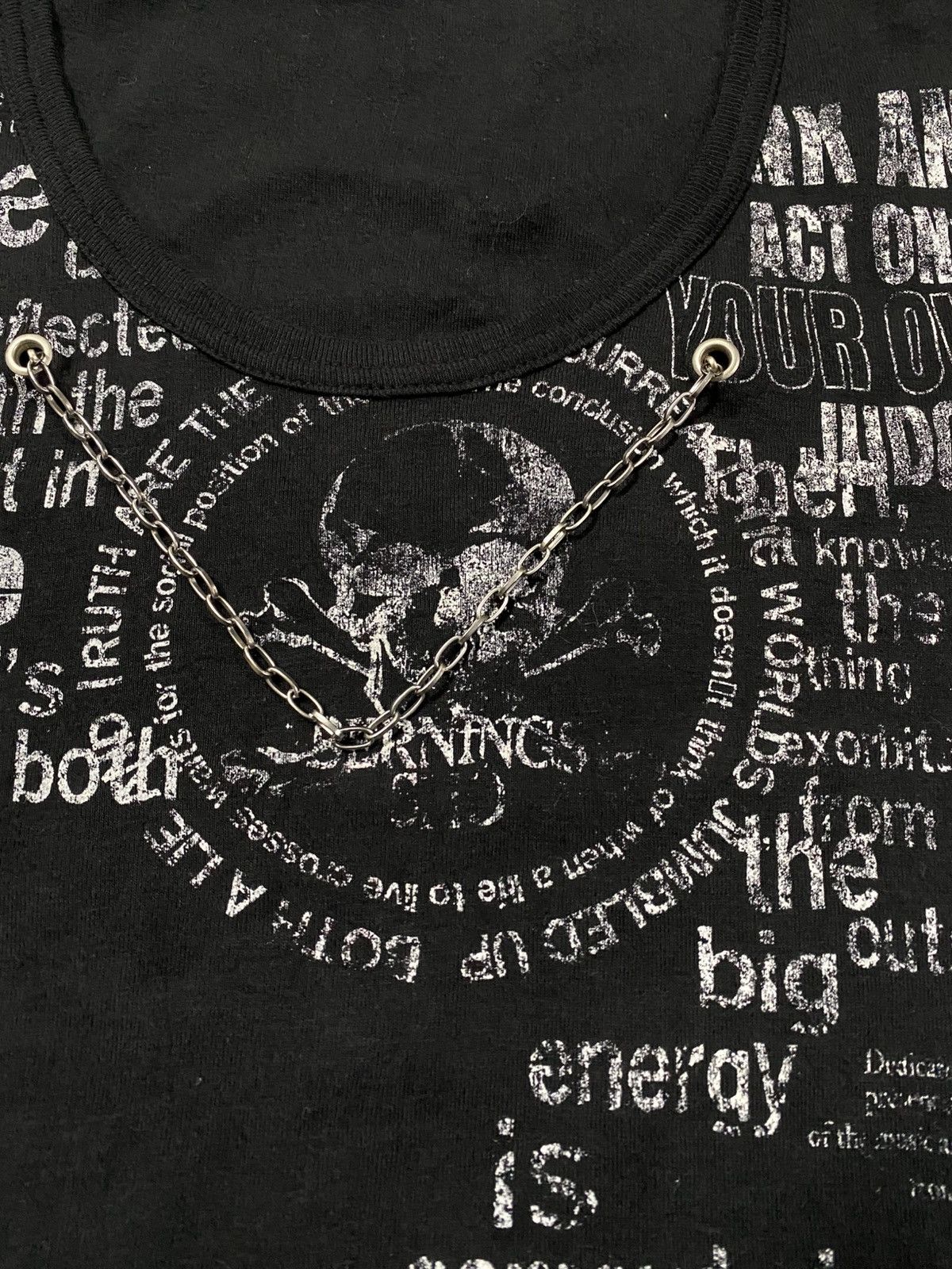If Six Was Nine × Japanese Brand Japan Berning Sho Skull Bones Poem T 🔥 Size US M / EU 48-50 / 2 - 6 Thumbnail