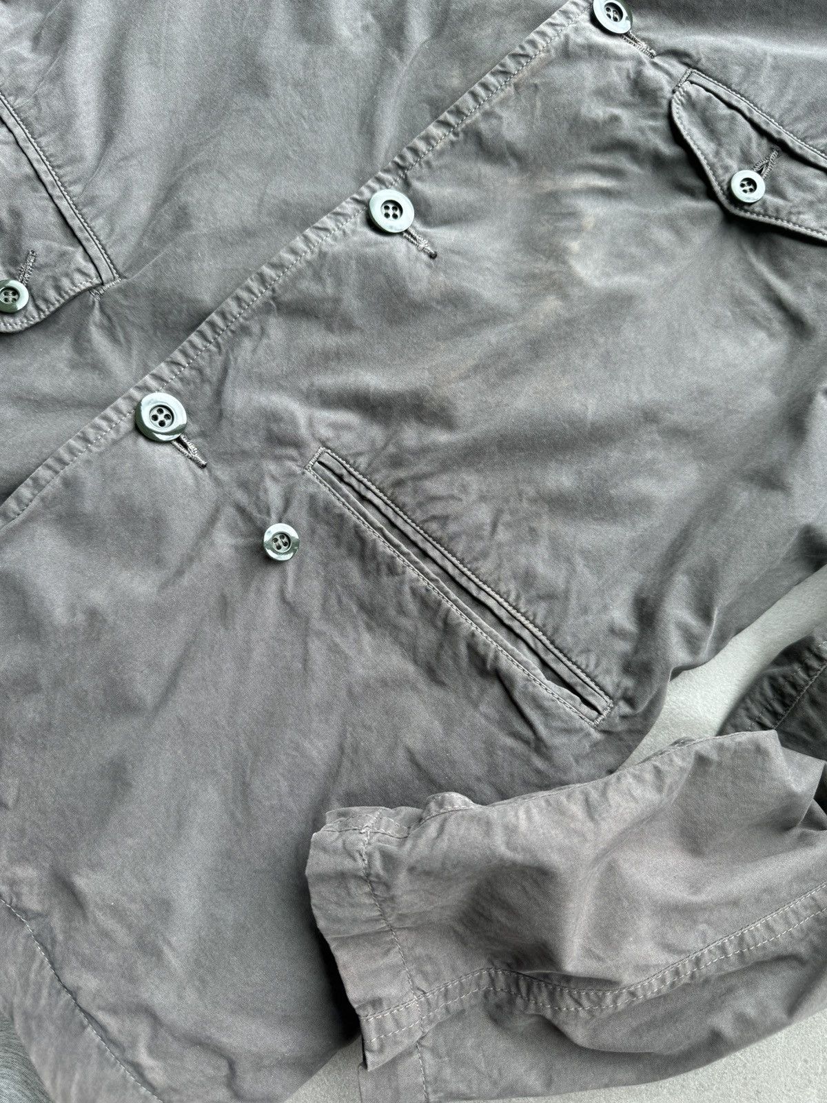 STILL BY HAND Still By Hand Japan Mens Military Khaki Green Hunting Jacket Size US S / EU 44-46 / 1 - 15 Thumbnail