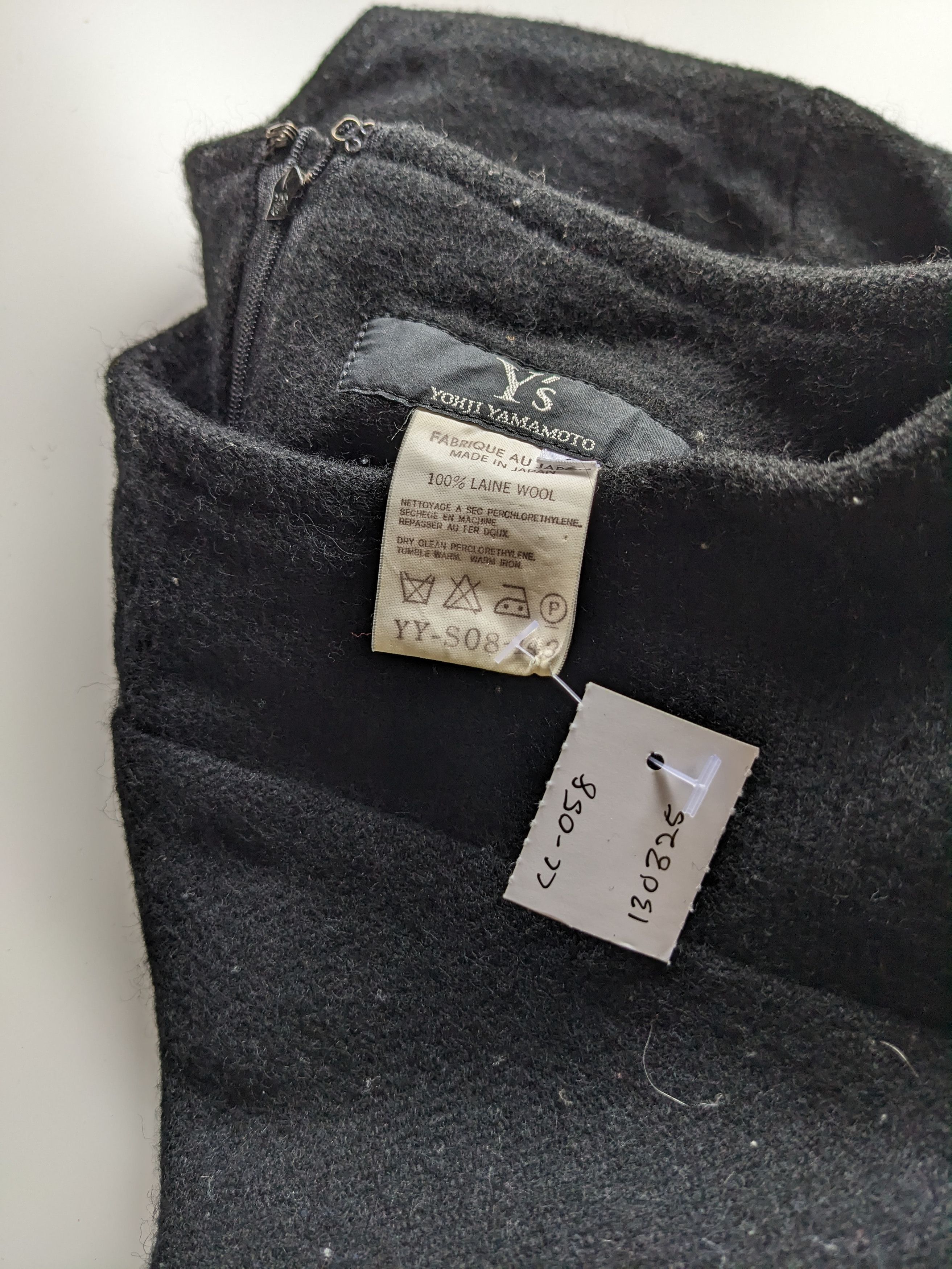 Yohji Yamamoto Vintage Y's Yohji Yamamoto wool maxi skirt Size 27" / US 4 / IT 40 - 5 Thumbnail