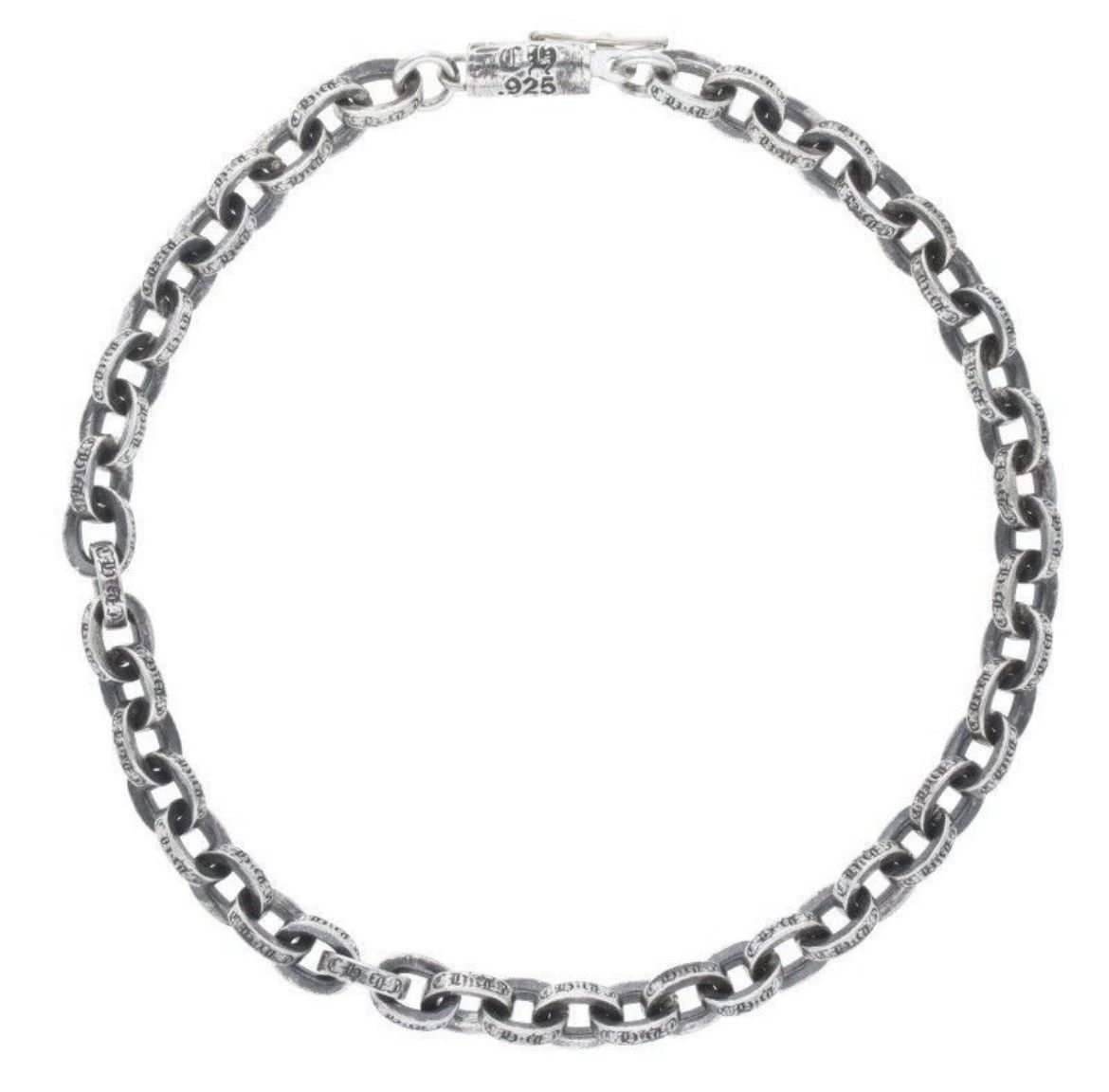 Chrome Hearts Silver Paper Chain Bracelet