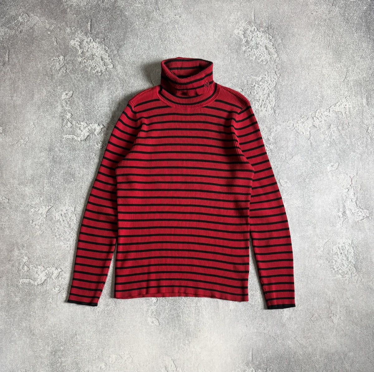 Lauren Ralph Lauren Lauren Ralph Lauren L/size striped turtleneck sweater Size L / US 10 / IT 46 - 8 Thumbnail