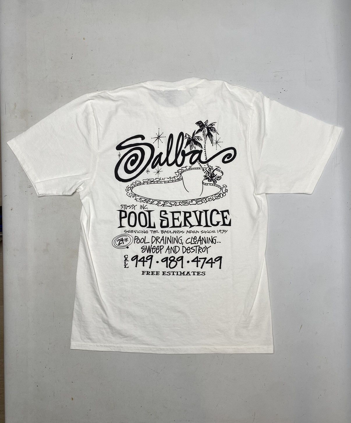 Stussy T-SHIRT Stüssy Pool Service size M new Size US M / EU 48-50 / 2 - 7 Thumbnail