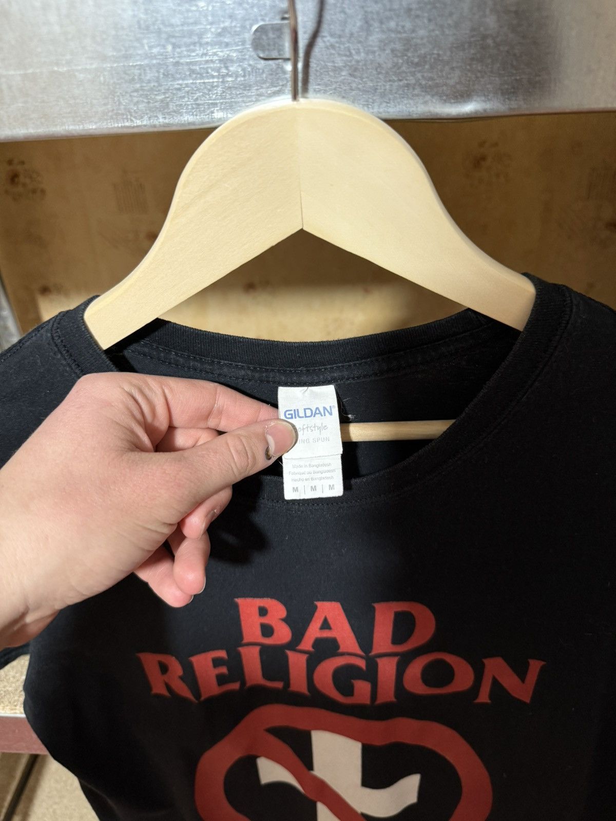 Band Tees × Vintage Vintage 2000’s Bad Religion Rock Band T-Shirt Y2K Hype Size US S / EU 44-46 / 1 - 4 Thumbnail