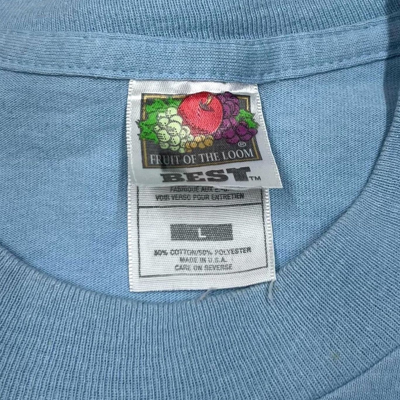 Fruit Of The Loom VINTAGE Williamsburg 1997 Souvenir Graphic Single Stitch T-Shirt Mens M Blue 90s Gear South Shirt 1990-1999 Size US M / EU 48-50 / 2 - 5 Thumbnail