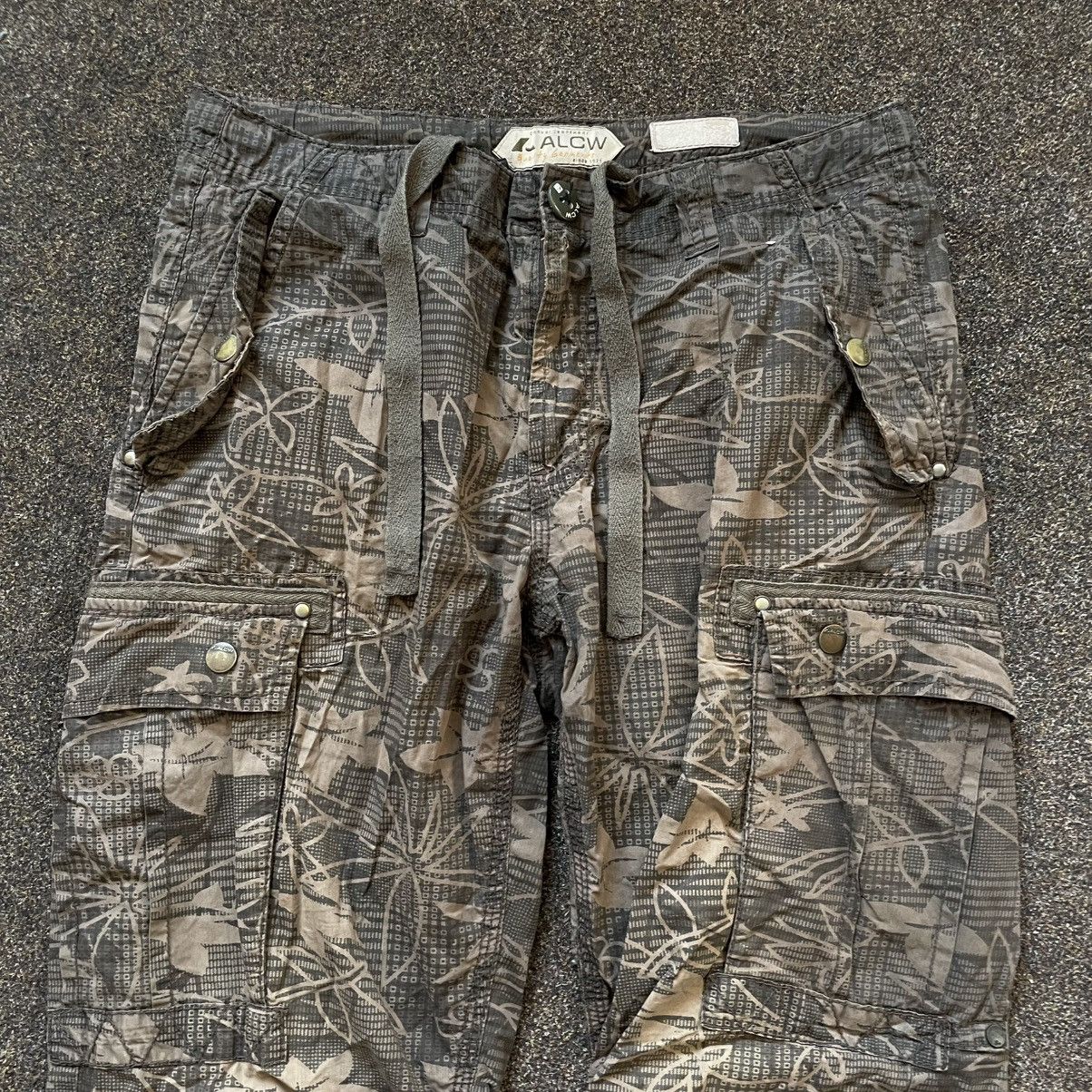 Vintage Vintage Y2K Baggy Cargo Pants Distressed Grunge Logo 34 Size 34" / US 12 / IT 48 - 4 Thumbnail