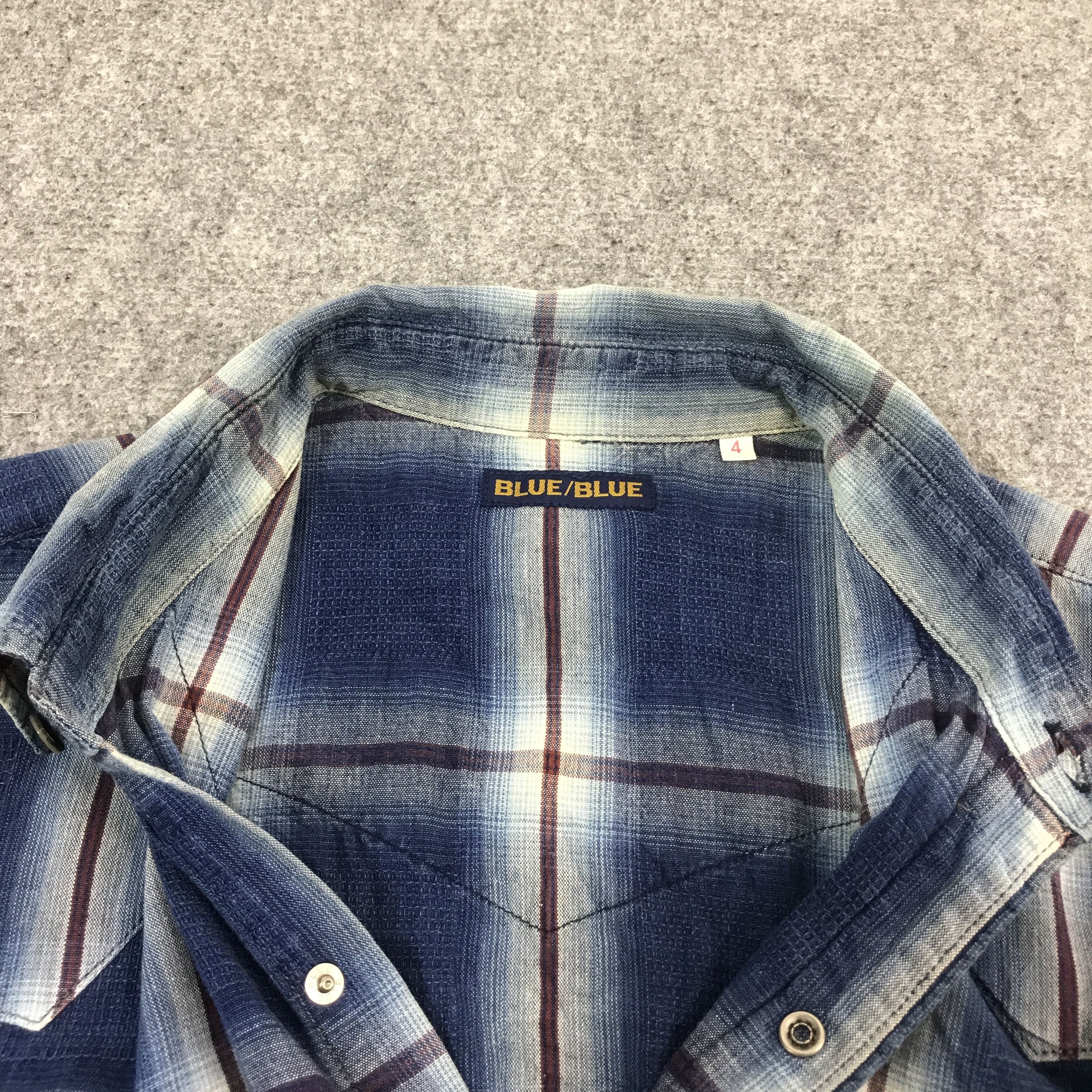 Blue Blue Japan × Japanese Brand BLUE BLUE JAPAN TARTAL DESIGN BUTTON UP SHIRTS Size US L / EU 52-54 / 3 - 7 Thumbnail