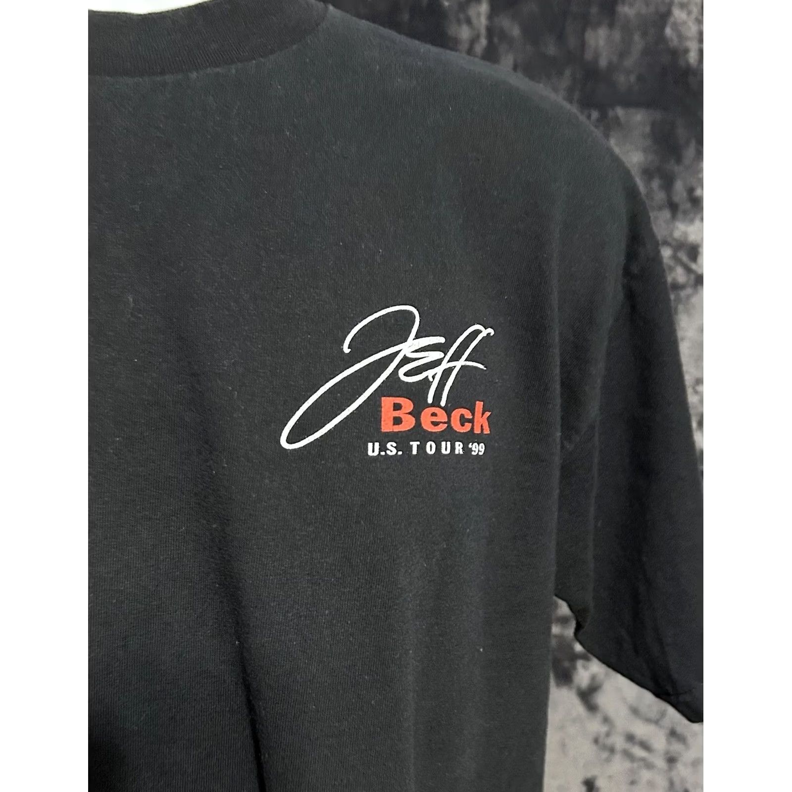 Doublet Vintage Jeff Beck Who Else US Tour Shirt 1999 Men XL Black Short Sleeve Double Sided Size US XL / EU 56 / 4 - 4 Thumbnail