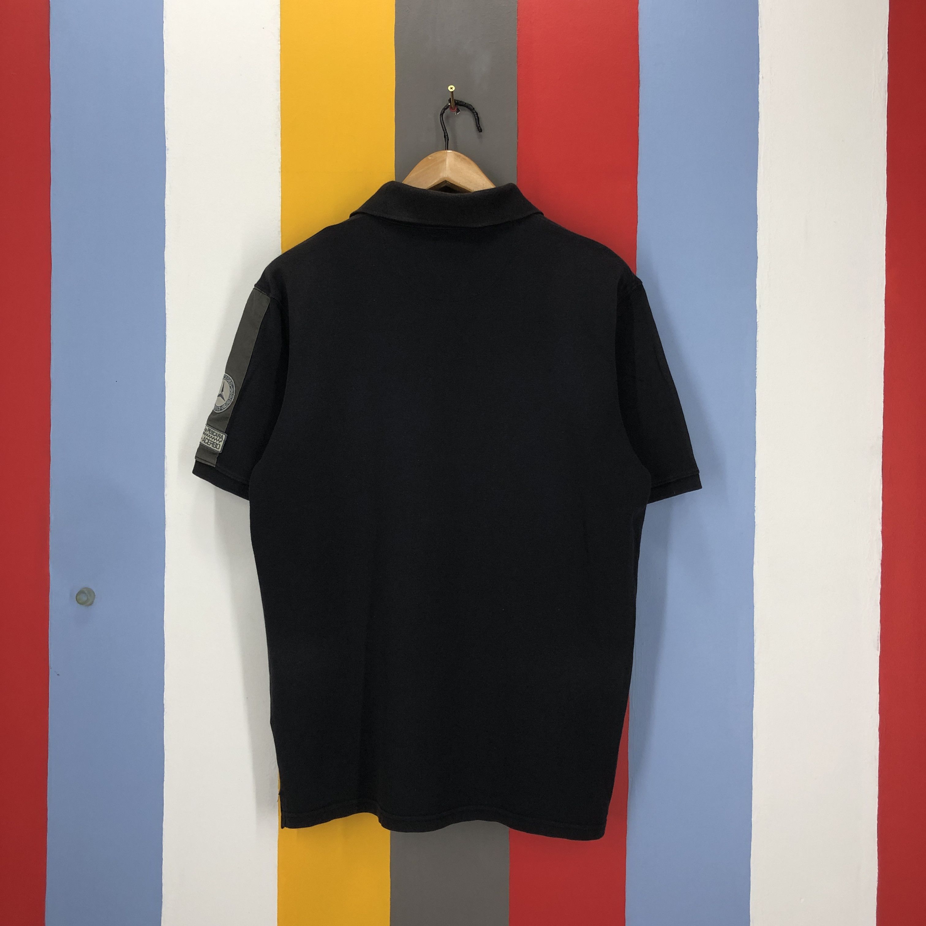 Mercedes-Benz MERCEDES W25 SILVER ARROW Polo T Shirt #1537/AZ Size US L / EU 52-54 / 3 - 10 Thumbnail