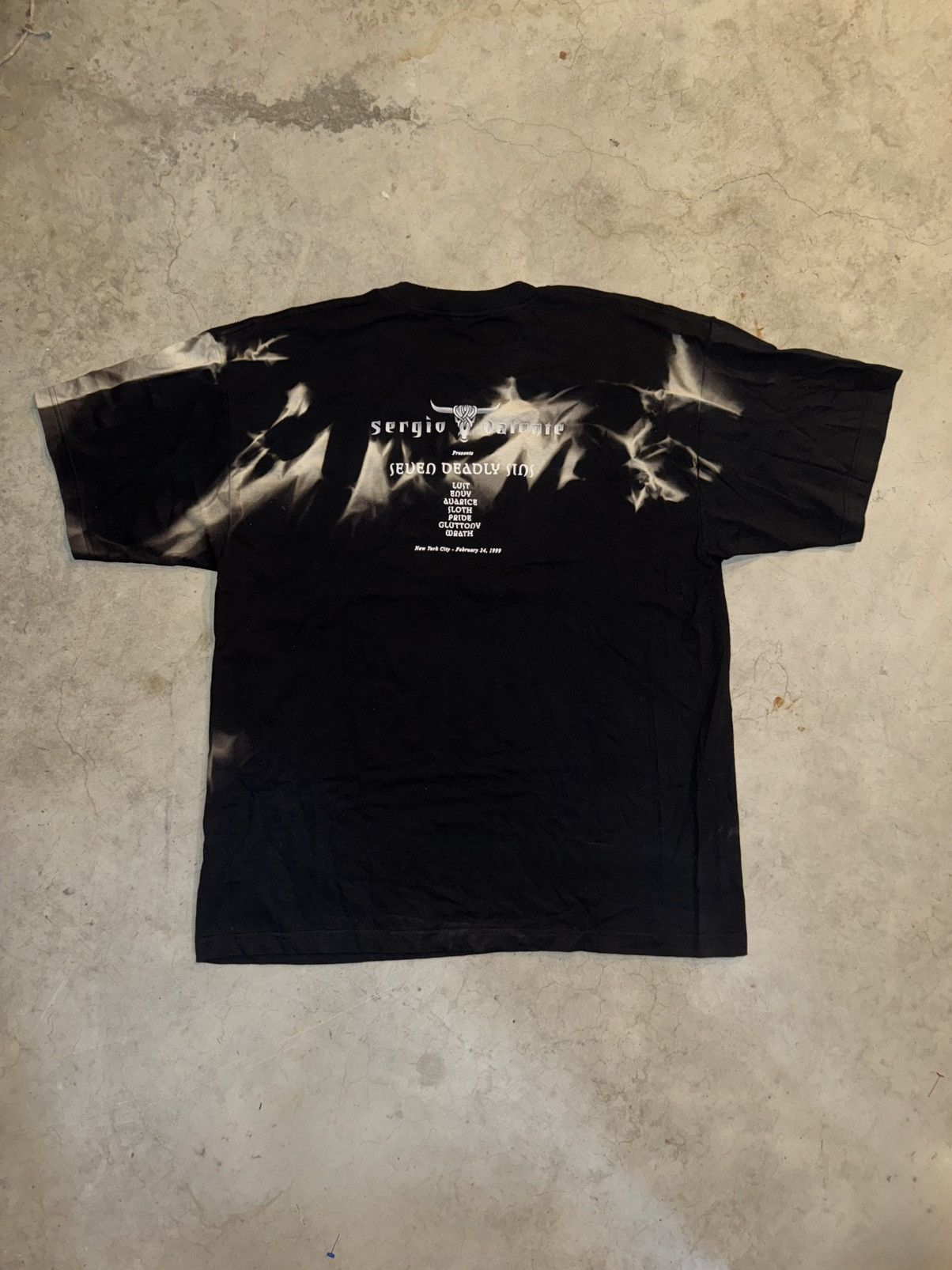 Other Vintage Sergio Valente Presents Seven Deadly Sins Tee RARE Size US XL / EU 56 / 4 - 3 Thumbnail