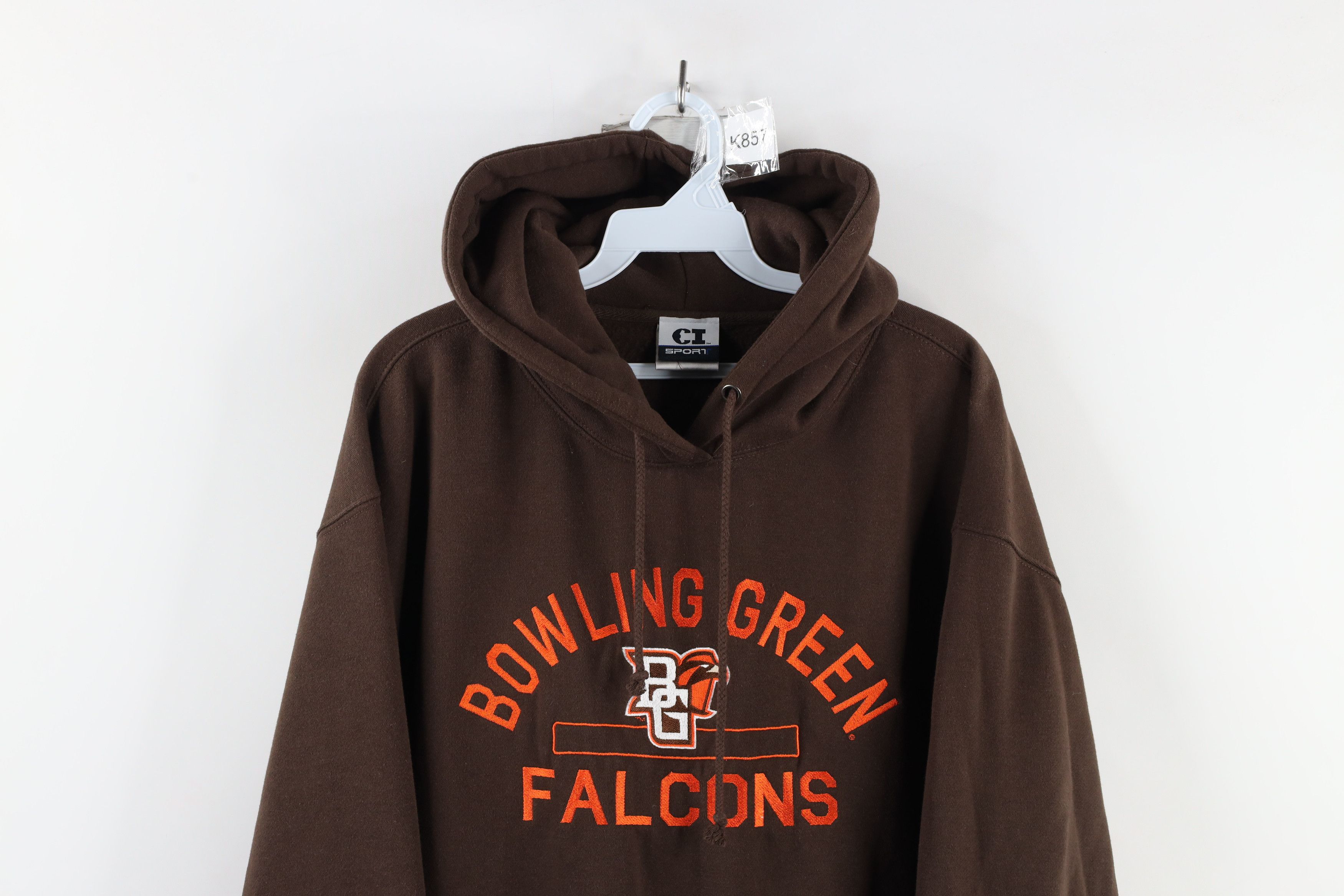Vintage Vintage 90s Spell Out Bowling Green State University Hoodie Size US M / EU 48-50 / 2 - 2 Thumbnail