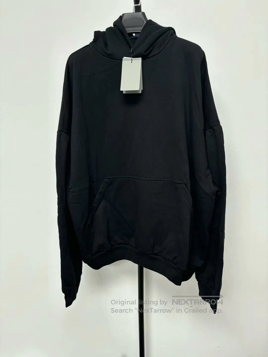 Balenciaga balenciaga black hoodie with logo. Size US M / EU 48-50 / 2 - 1 Thumbnail