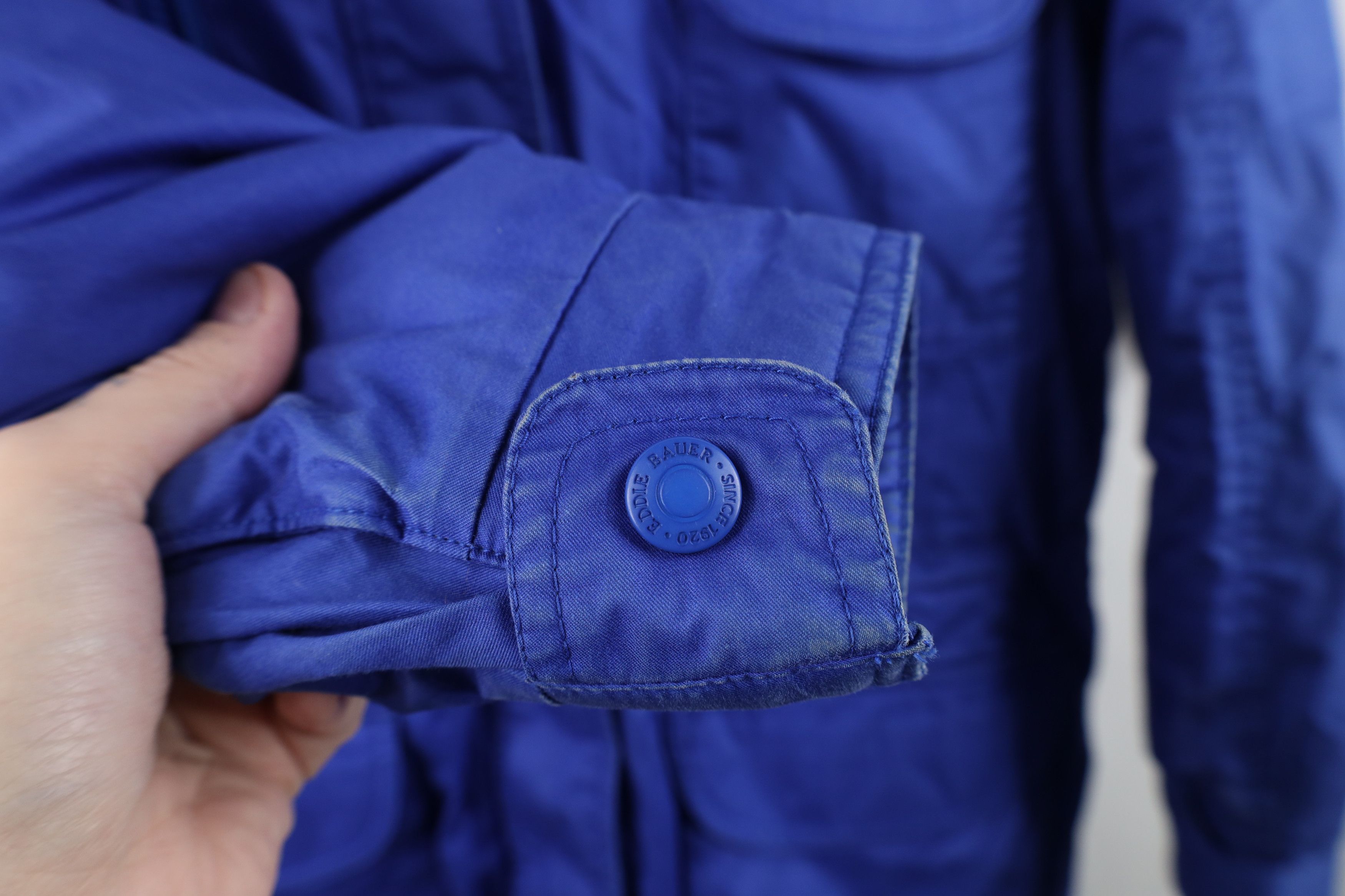 Eddie Bauer Vintage 90s Eddie Bauer Duck Down Puffer Chore Jacket Size M / US 6-8 / IT 42-44 - 10 Thumbnail